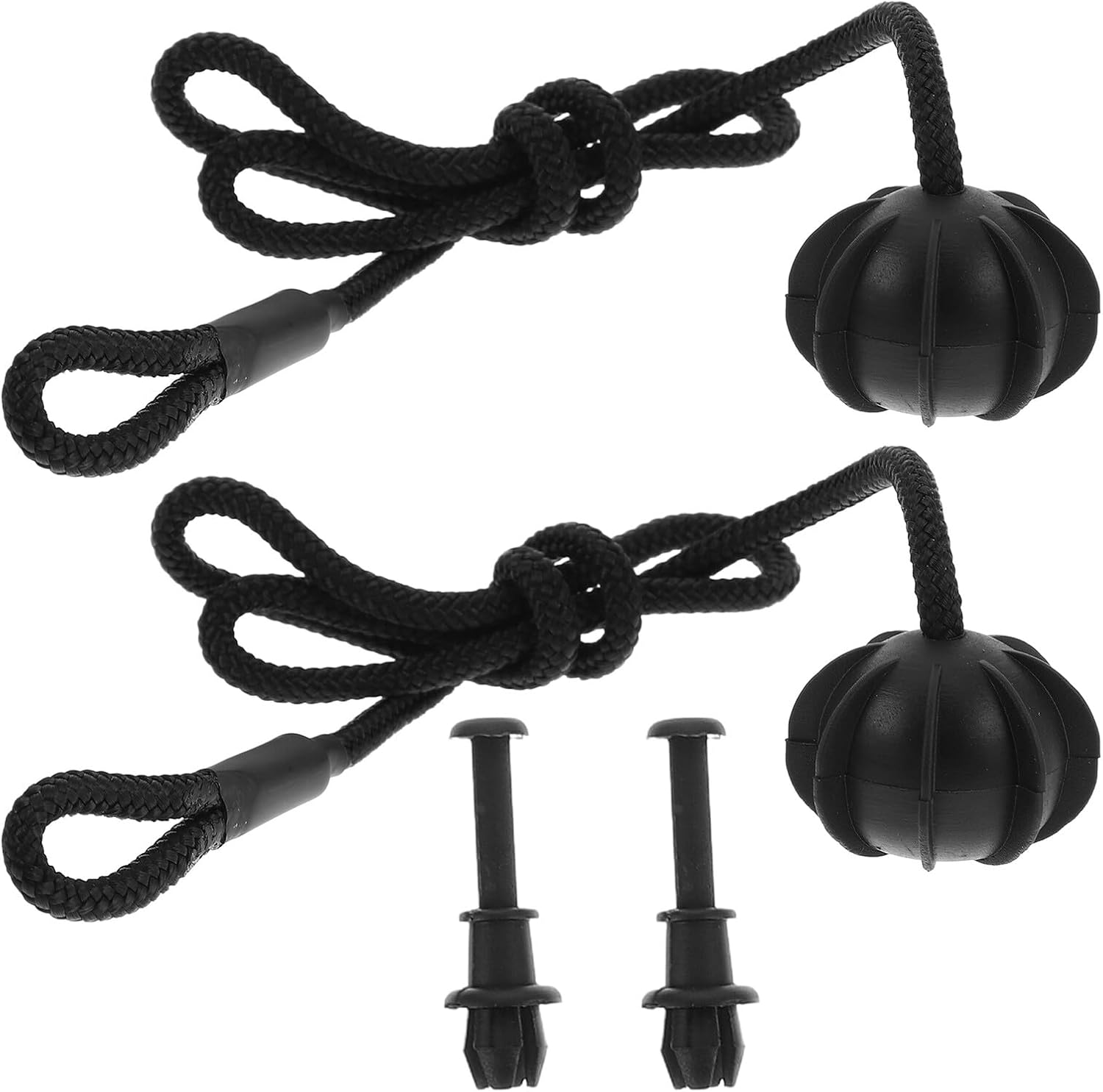 Ibasenice 2 Sets Adjustable Rear Parcel Shelf String with High-Strength Nylon Straps and Clips Installation Car Boot Organizer for Maximizing Trunk Space Black Replacement Accessories image number 6