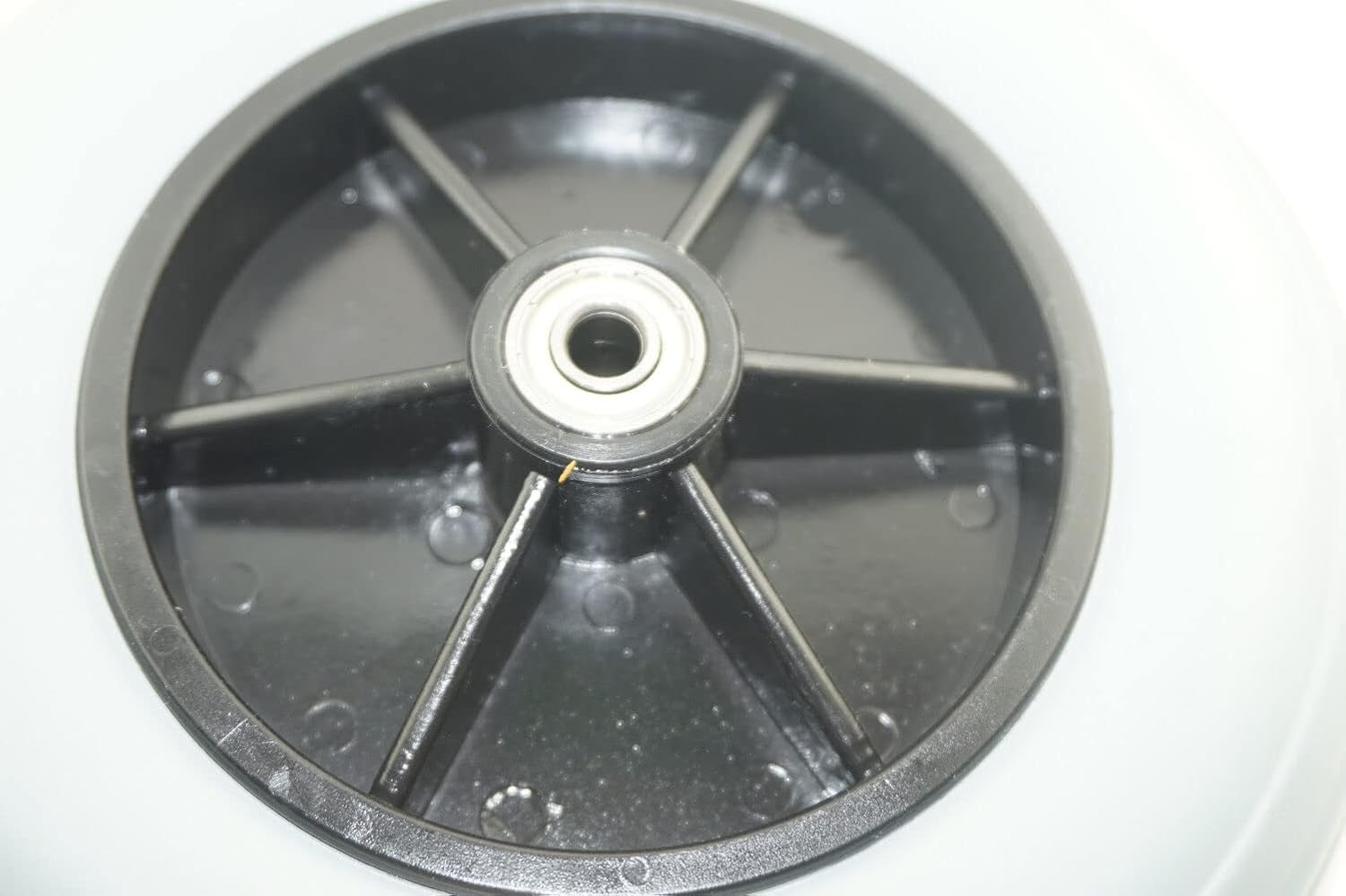 8" X 2" (200X50) Caster Solid Rubber Front Rear Caster Tires Wheels Assembly for Many Standard Wheelchairs Powerchairs/Electric Wheelchair Replace image number 4