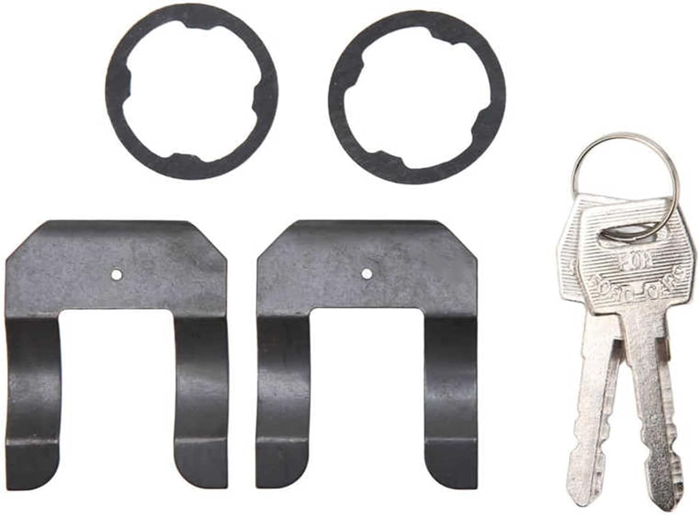 2 Set Door Lock Cylinder 5070001 anti Theft with Keys Car Ignition Switch Replacement Fit for Ford Truck F100 F250 F350 Metal Door Lock image number 4