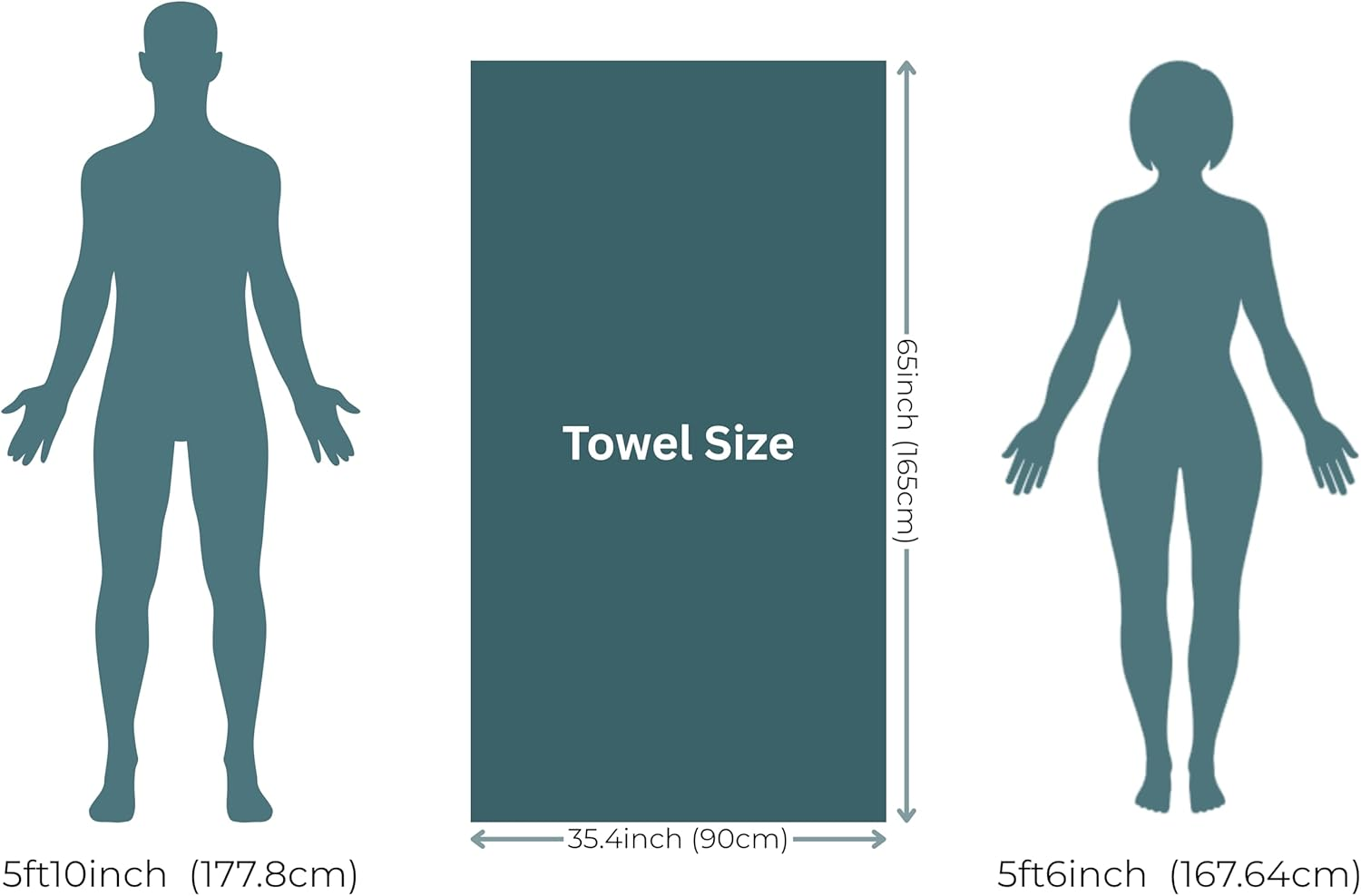 LARA Home Luxury Jacquard Velour Beach Towels, 100% Cotton, Large Beach Towel Size 90X165Cm, 500GSM, Pack of 2, Double-Sided Pattern Velvet (Pink White Pattern) - Green White Checkered image number 7