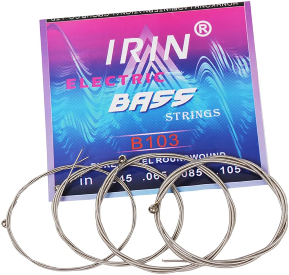 SUPVOX Electric Bass Strings 4Pcs Hex Steel Core Coated Copper Alloy Bass Guitar Strings with Universal Fit Replacement Accessories image number 3