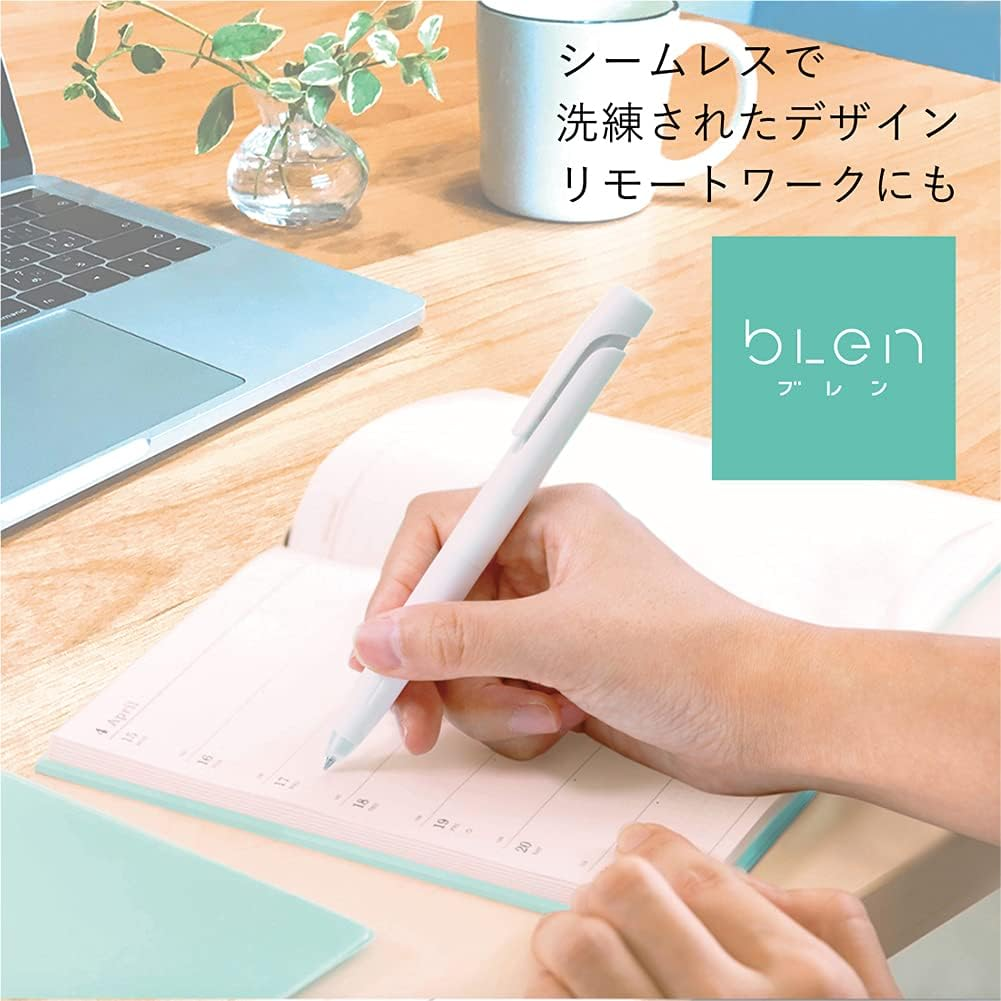 ZEBRA B-BA88-BK Permanent Ballpoint Pen Blen 0.7 Black Axis Black Ink, 10 Pens