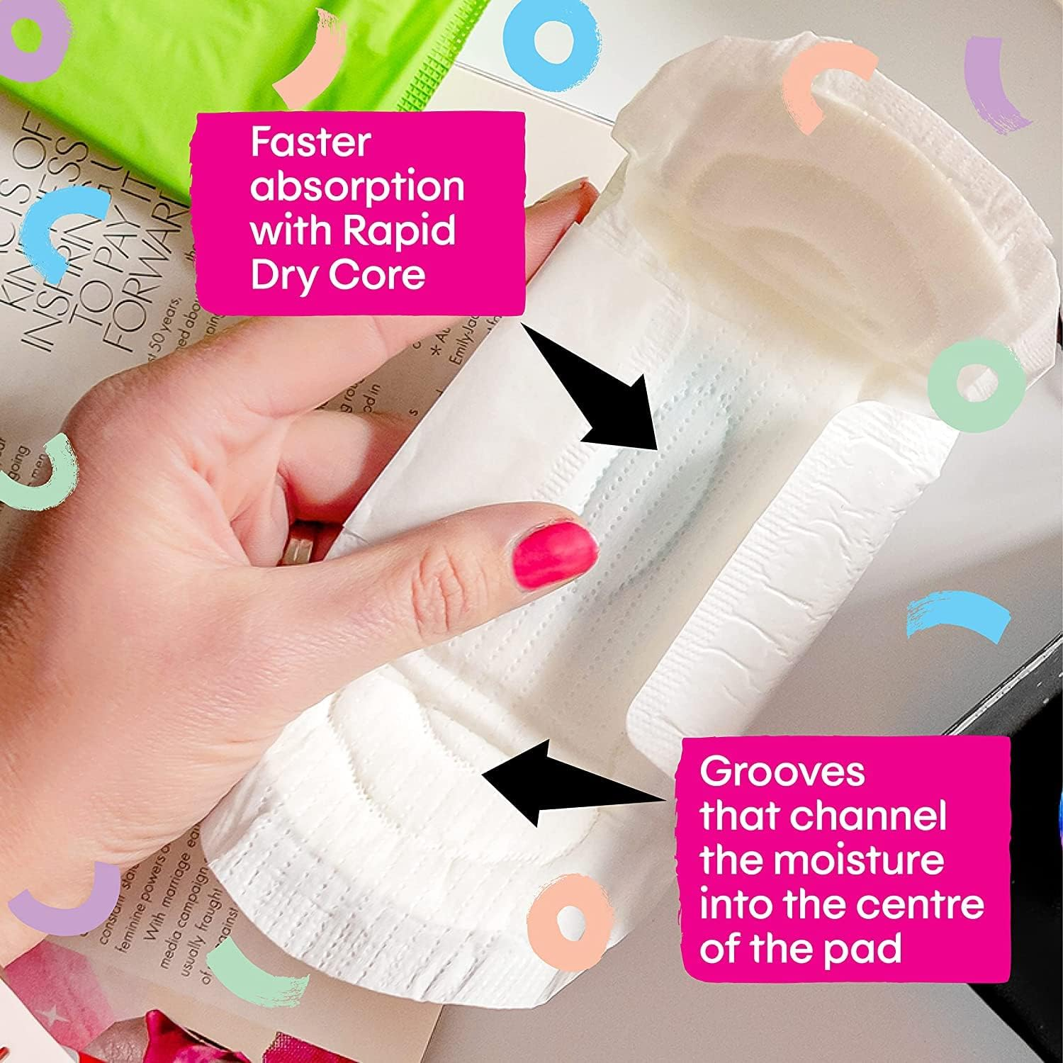 U by Kotex Petite Ultrathin Pads Overnight with Wings 48 Count (4 X 12 Pack) - Packaging May Vary image number 4