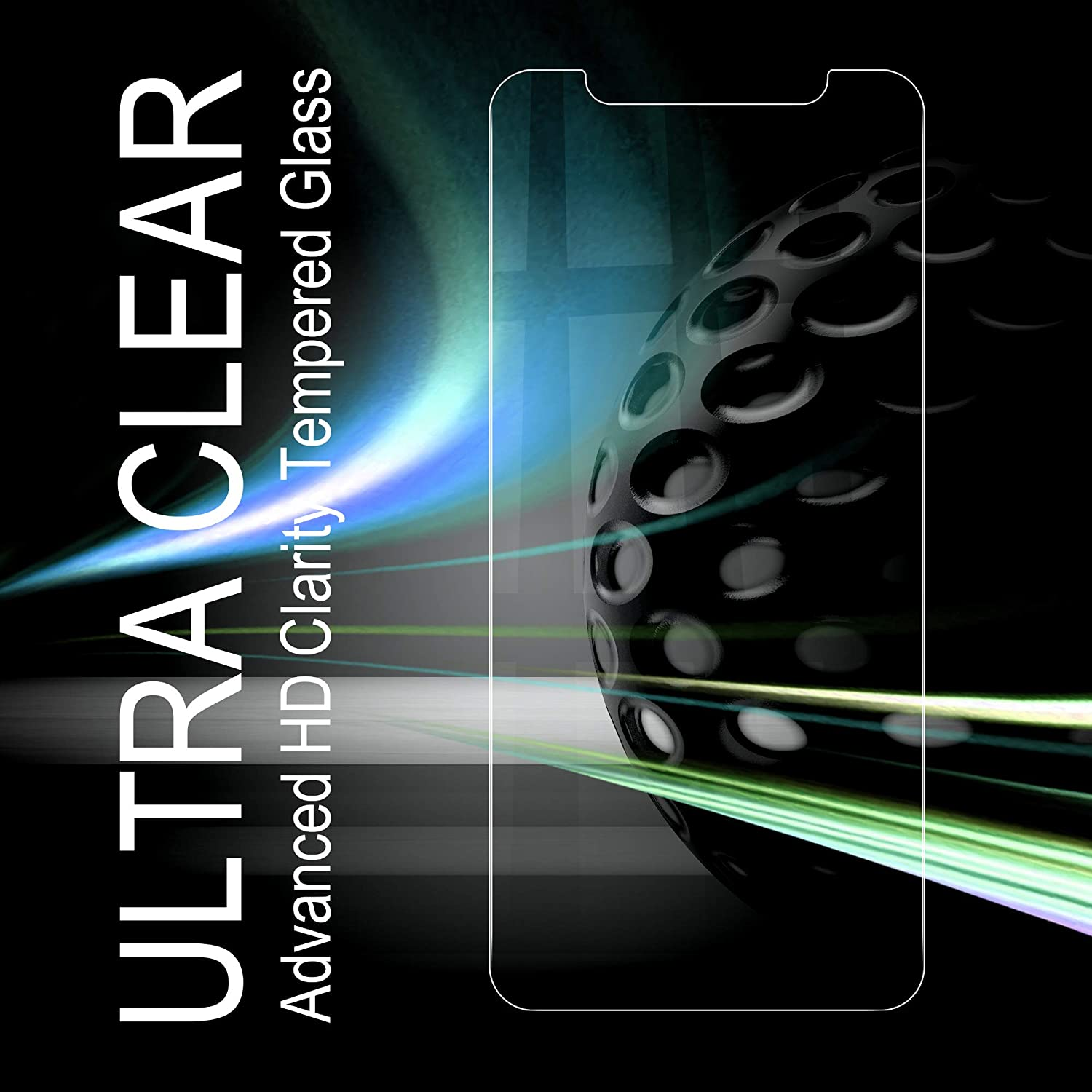 Arae Screen Protector for Iphone Xr/Iphone 11, HD Tempered Glass, anti Scratch Work with Most Case, 6.1 Inch, 3 Pack image number 3