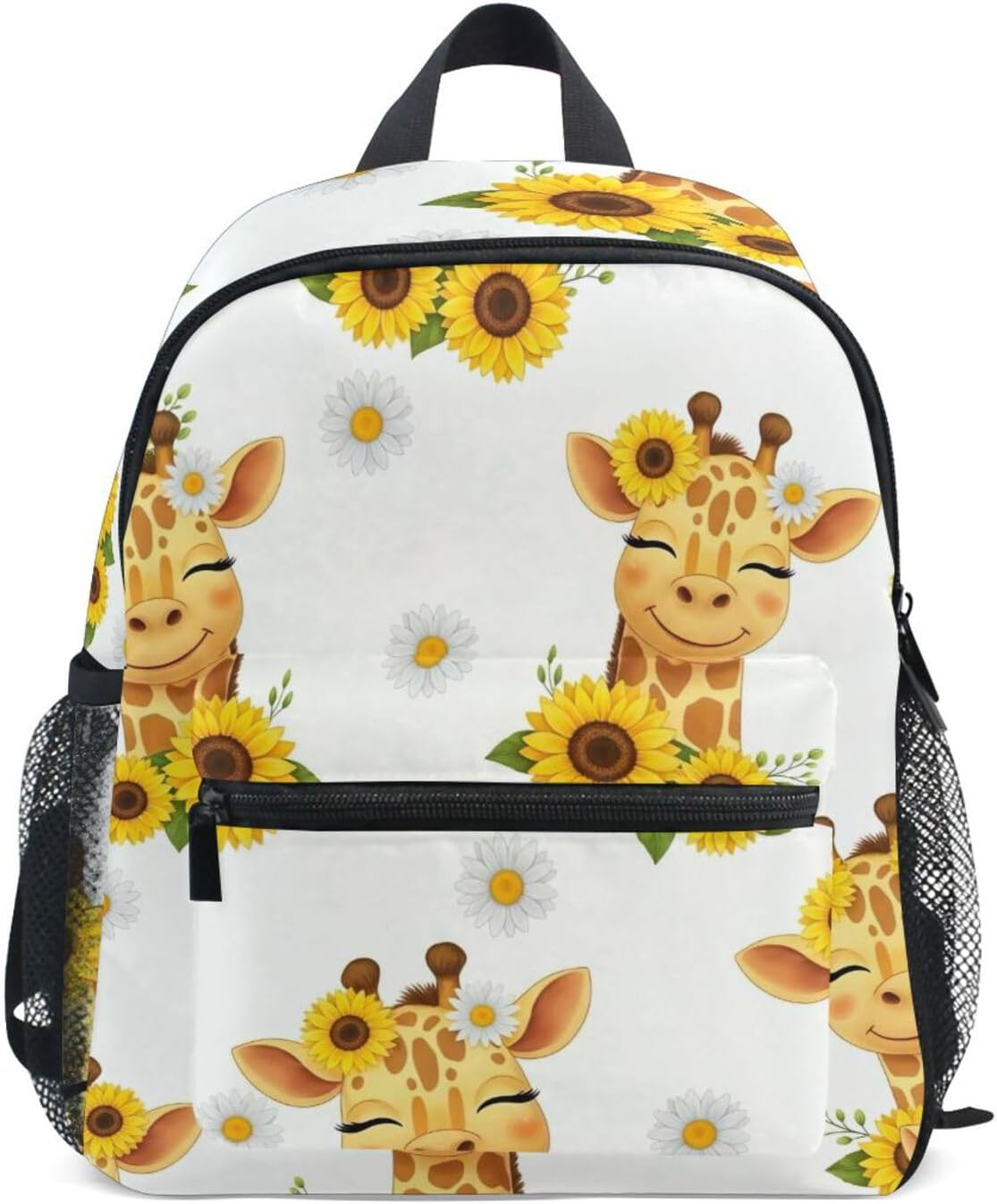 RPLIFE Cute Giraffes Toddler Boy Backpack with Name Tag, Kids Backpacks, 3-8 Years image number 4