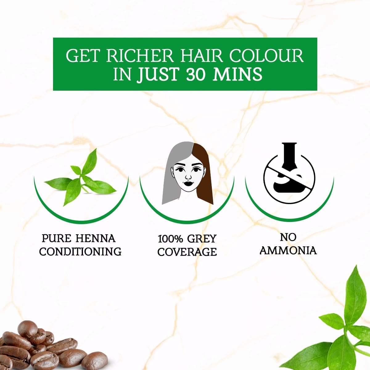 Vatika Henna Hair Colour, Dark Brown, 60 G image number 4