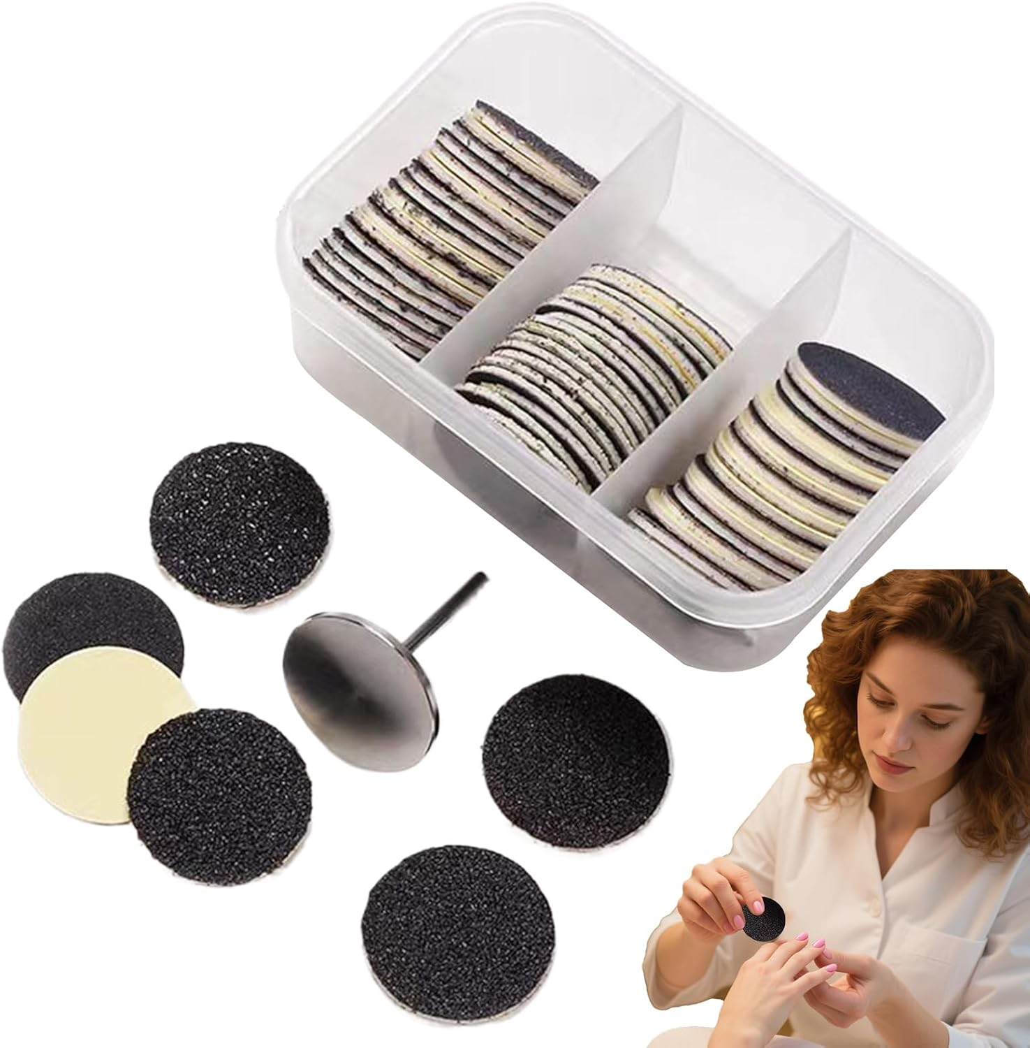 Jvjggag Dog Nail File Board | Professional Nail Files | Foot Hand Care Tool for Wedding Friends Bridal Manicure Family Seniors Pedicure Spa Home Travel Kids image number 3