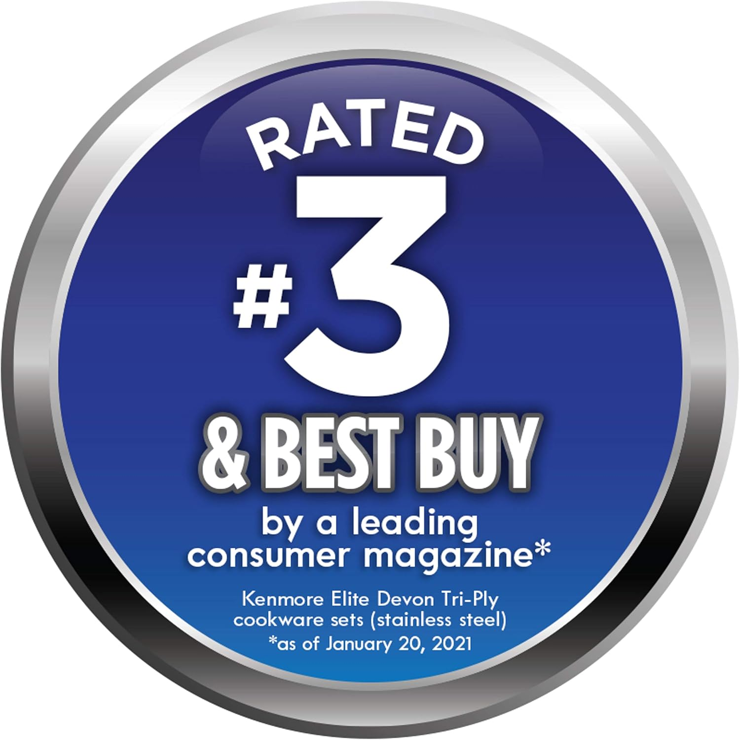 Gibson 126379.10 the Kenmore Devon Stainless Steel Cookware Set, 10-Piece image number 1