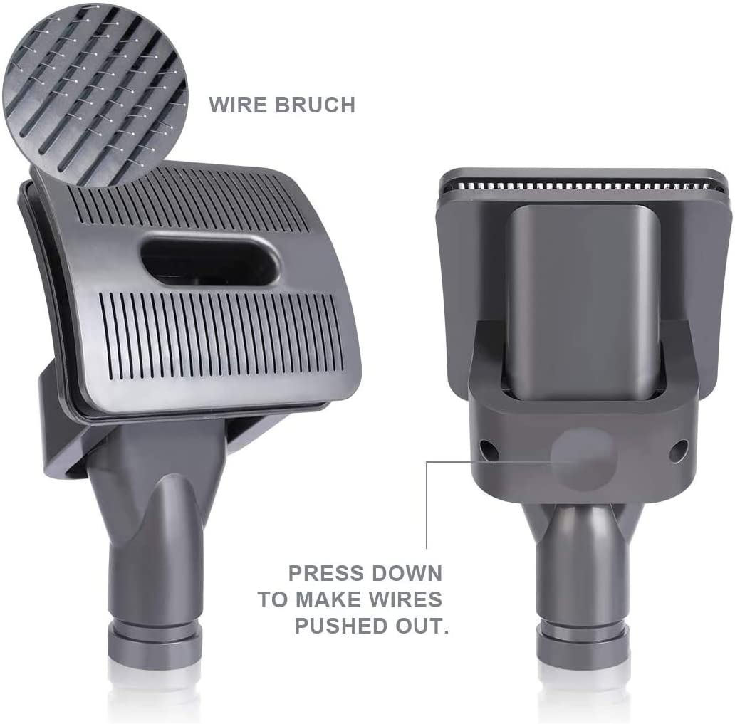 Dog Pet Grooming Brush, Pet Accessory Brush, Groom Tool Suitable for Dyson V7 V8 V10 Vacuum Cleaner Telescopic Tube Extension Hose (Groom Tool Hose) image number 6