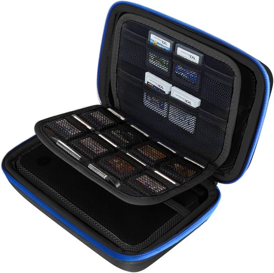 AUSTOR Case for Nintendo New 3DS Xl(Black+Blue) image number 2