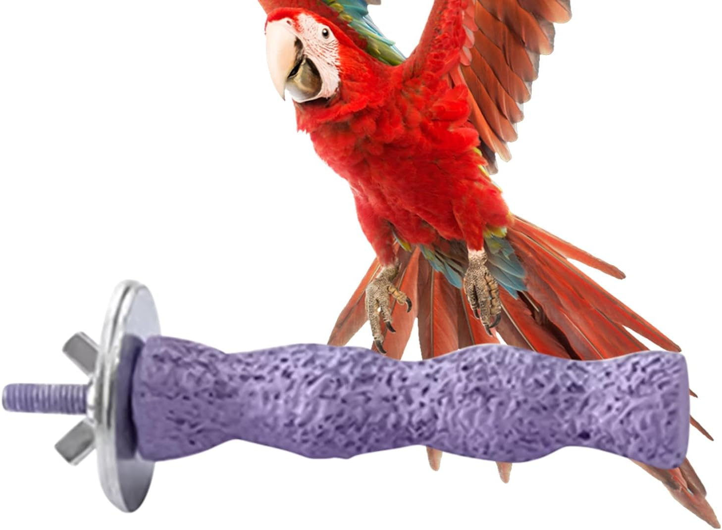 Birdcage Perch | Birdcage Stand - Toy Exercise Cage Stick Nail Sharpener Outdoor Training Cockatiel Button Parrot