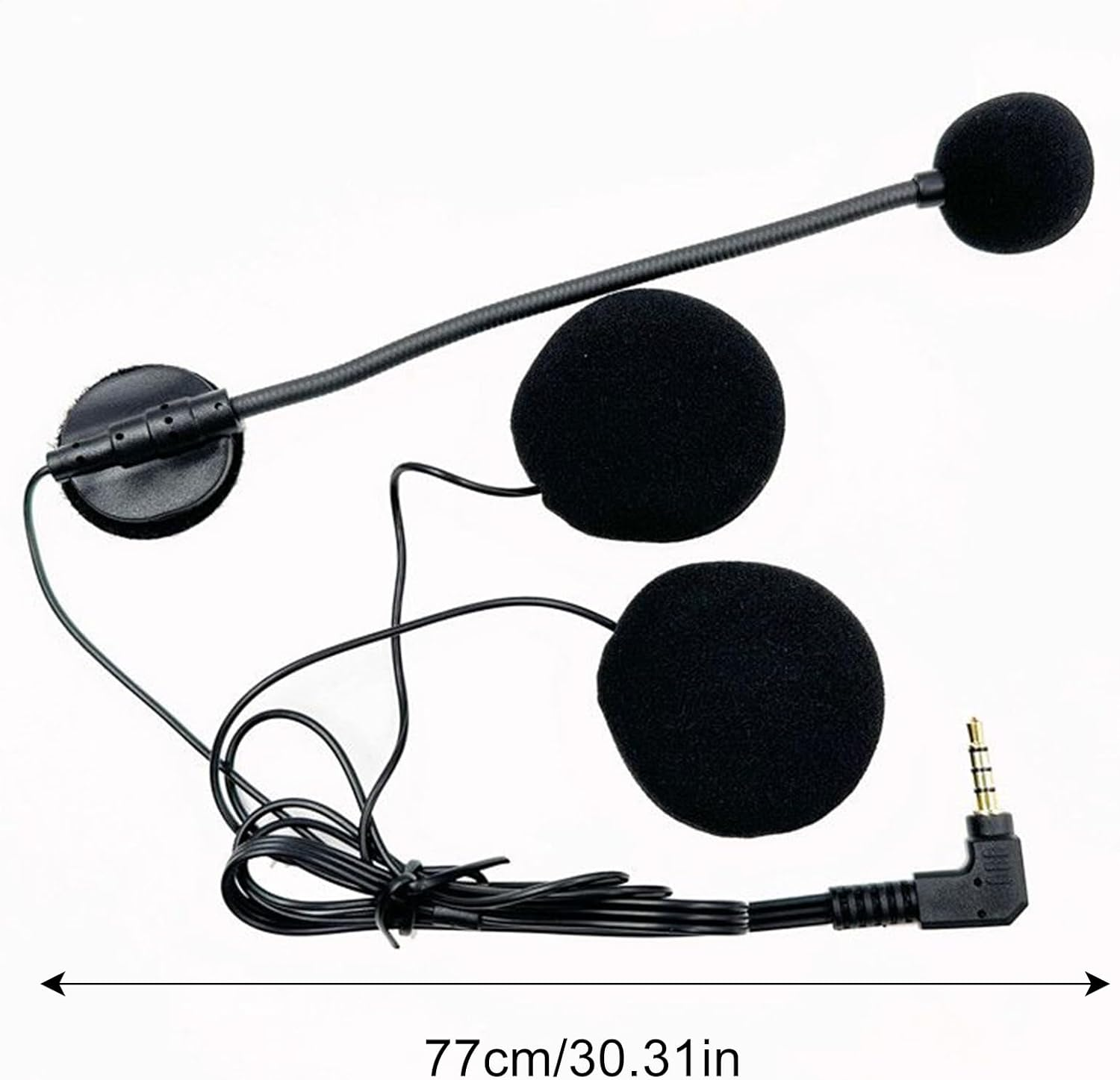 YRTUOP Motorcycle Headset - Headphones for Motorcycle Helmet - High-Definition Audio Earbuds for Communication System Powersports Touring Street Riding Dirtbike Racing Snowmobile image number 6