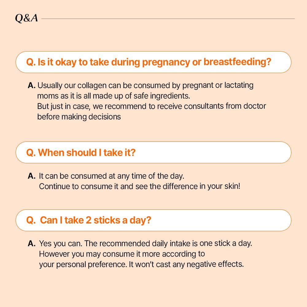 BB LAB Collagen Glutathione White, Low Molecular Collagen & Glutathione Stick Supplement, Fast Abosorption, Fish Collagen, Vitamin C, Vitamin E, Glutathione, Orange Flavor - 30 Ct image number 1