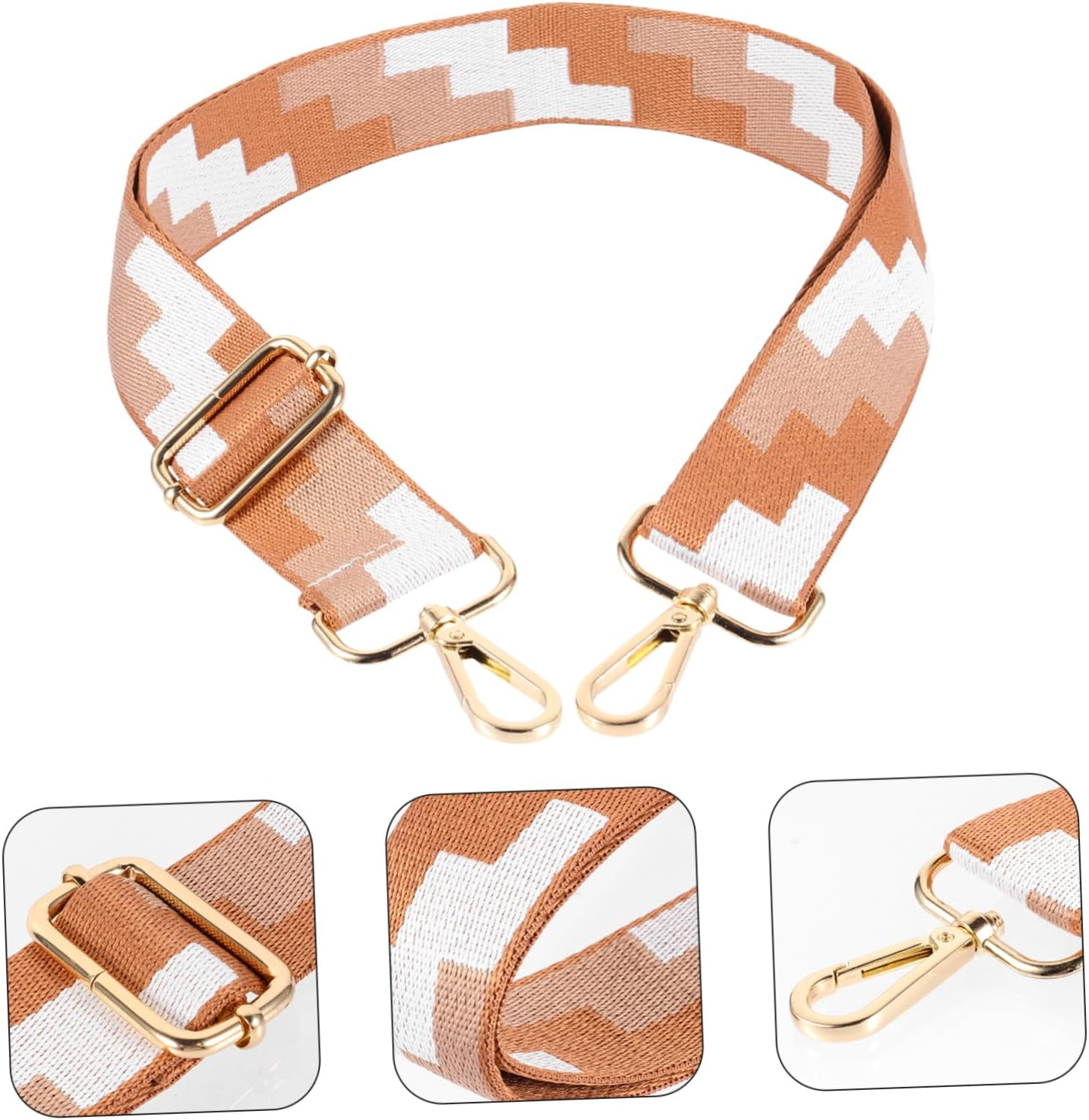 IWOWHERO Stylish Shoulder Bag Strap Bag Handles DIY Replacement Purse Handle Handbag Belt image number 6