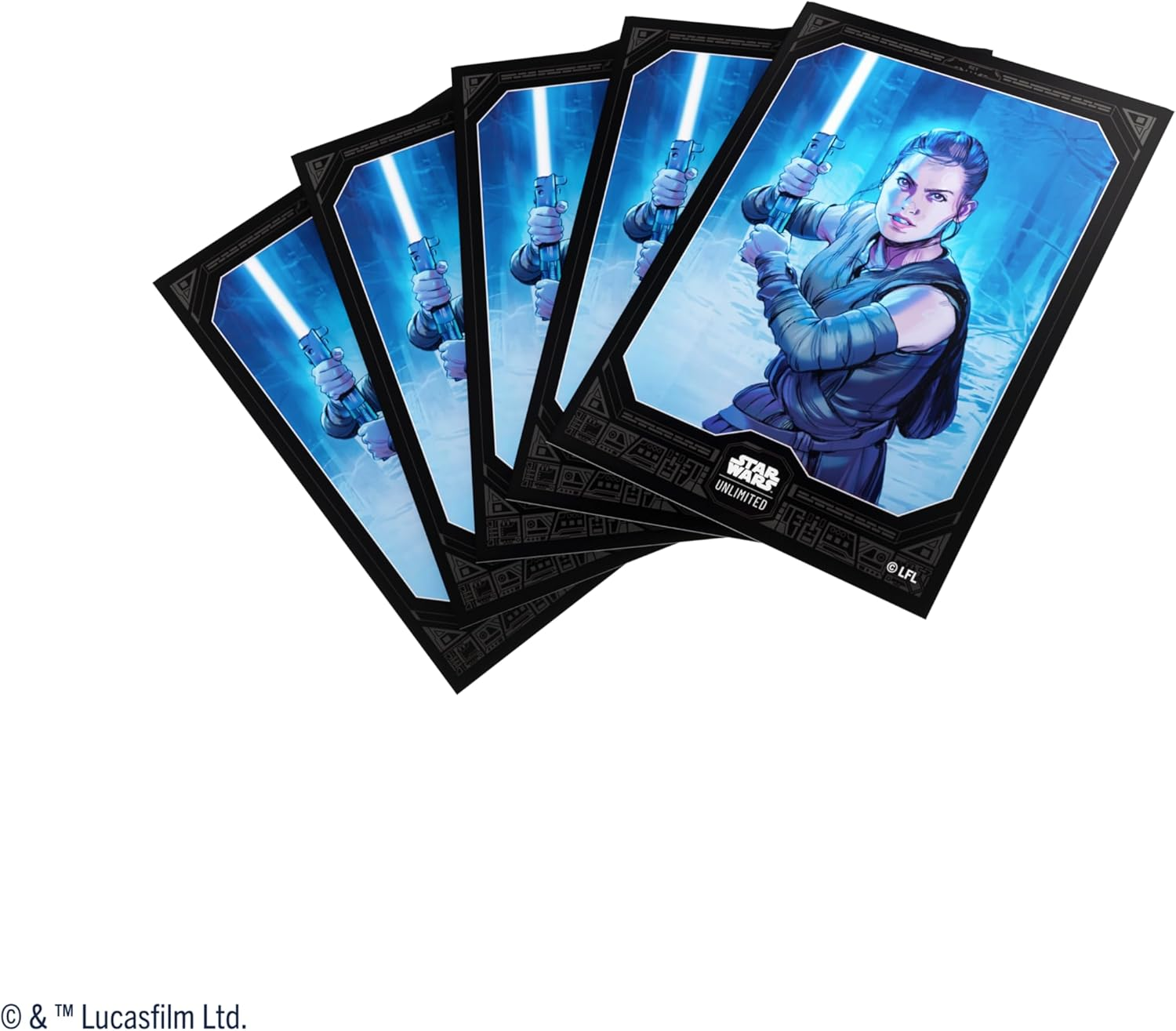 Gamegenic Star Wars: Rey Unlimited Art Sleeves, Grey image number 4
