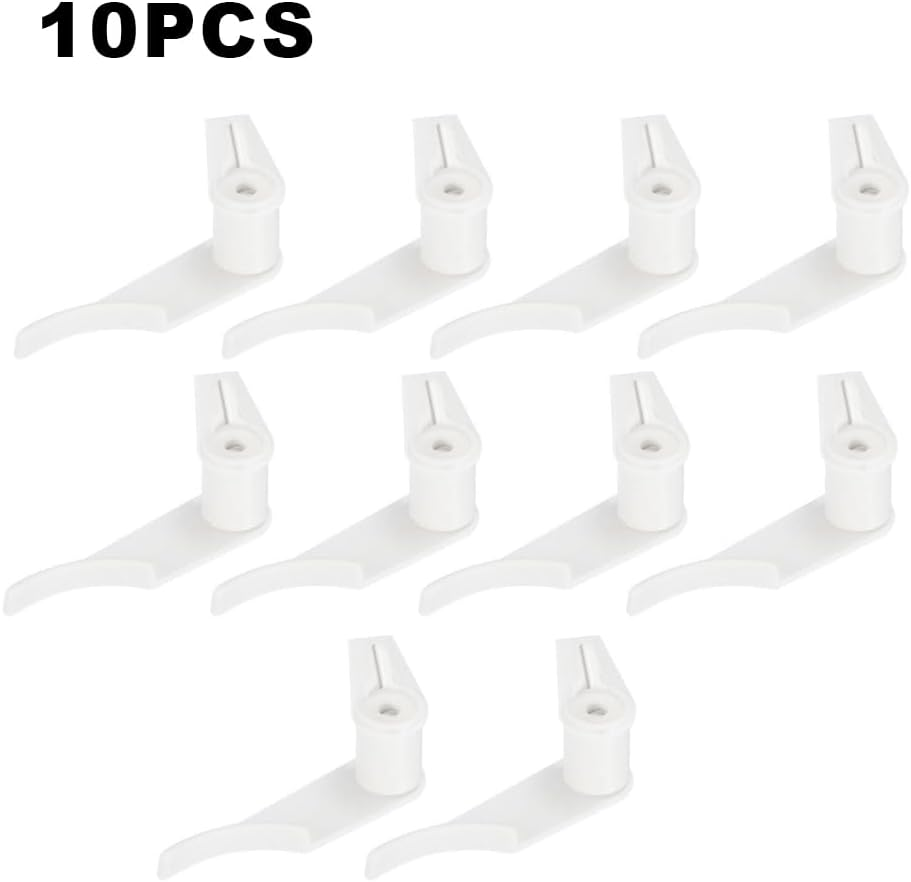3Mm Lamp Shade Clips for Ceiling Flush Mount, 10Pairs Fixed Buckle Light Fixture image number 1