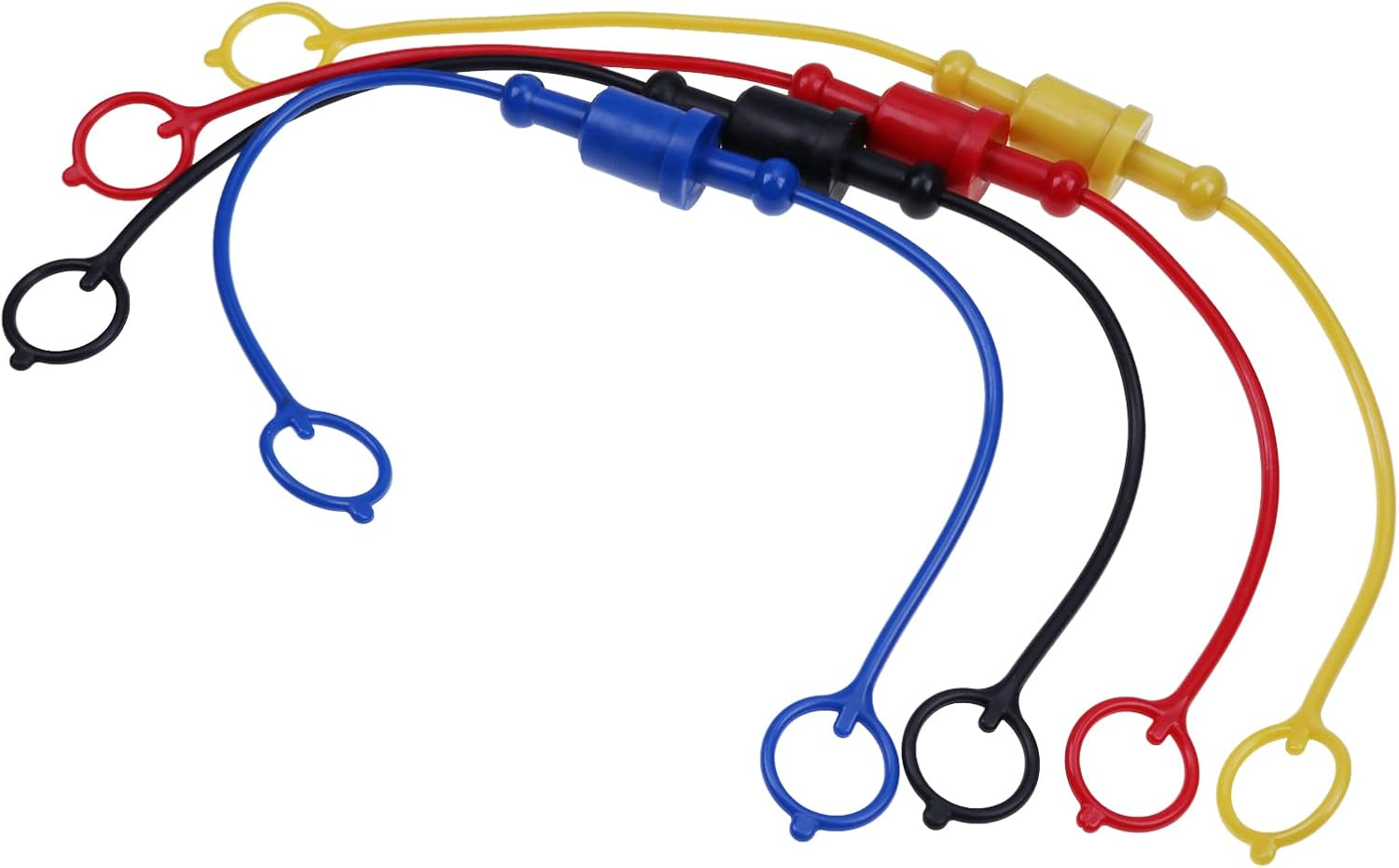 JZGRDN 8PK Hydraulic Quick Coupler Dust Cap & Plug Set Compatible with 1/4" John Deere 54D 60D 1023E 1025R 1026R 2025R 2026R 2032R 2036R 2038R 2305 2320 2720 2520 120R D120 D160 H120 H160 H165 X950R image number 3