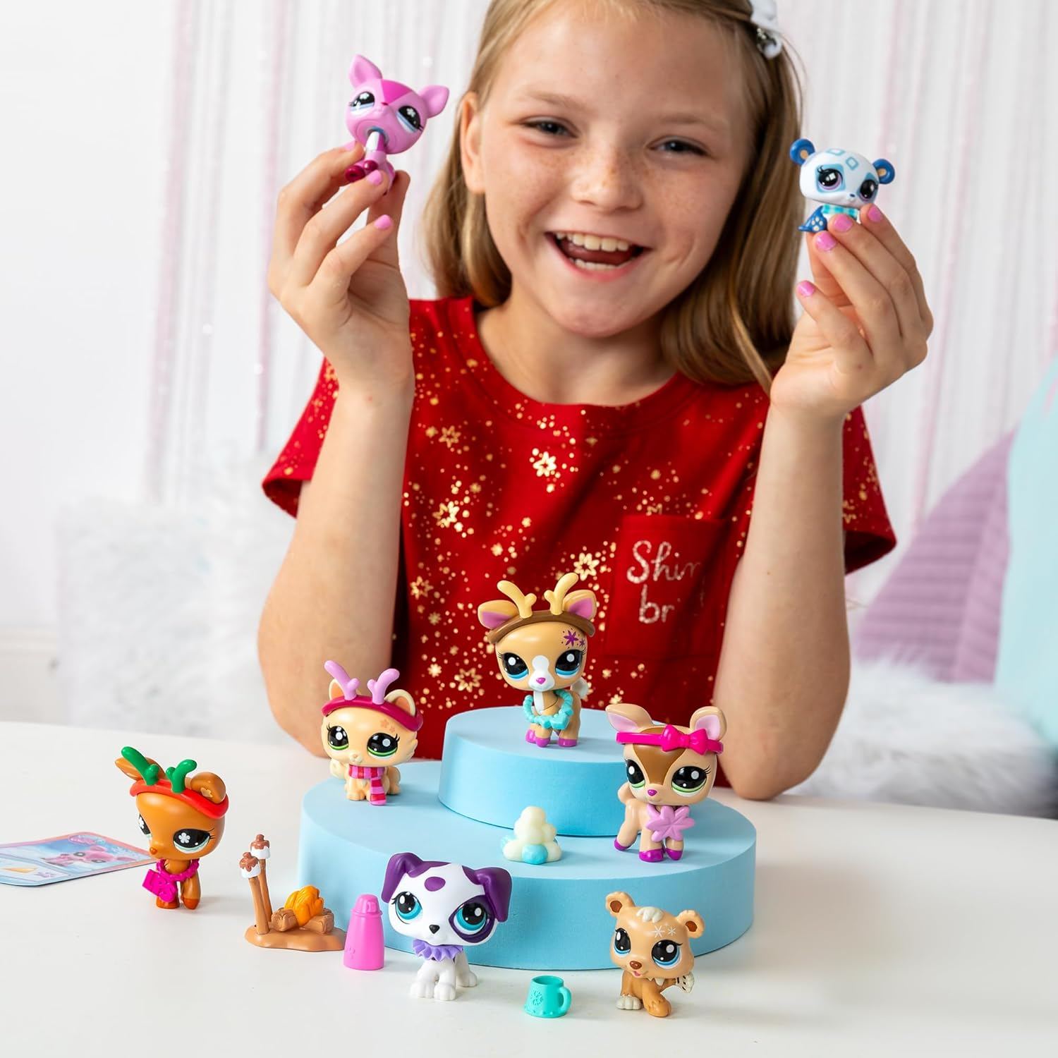 Littlest Pet Shop Advent Calendar Christmas 2024, Littlest Pet Shop Toy LPS Gen 7, 2024 Christmas Advent Toy Calendar, with 24 Authentic Figures, Girls, Boys, Kidult