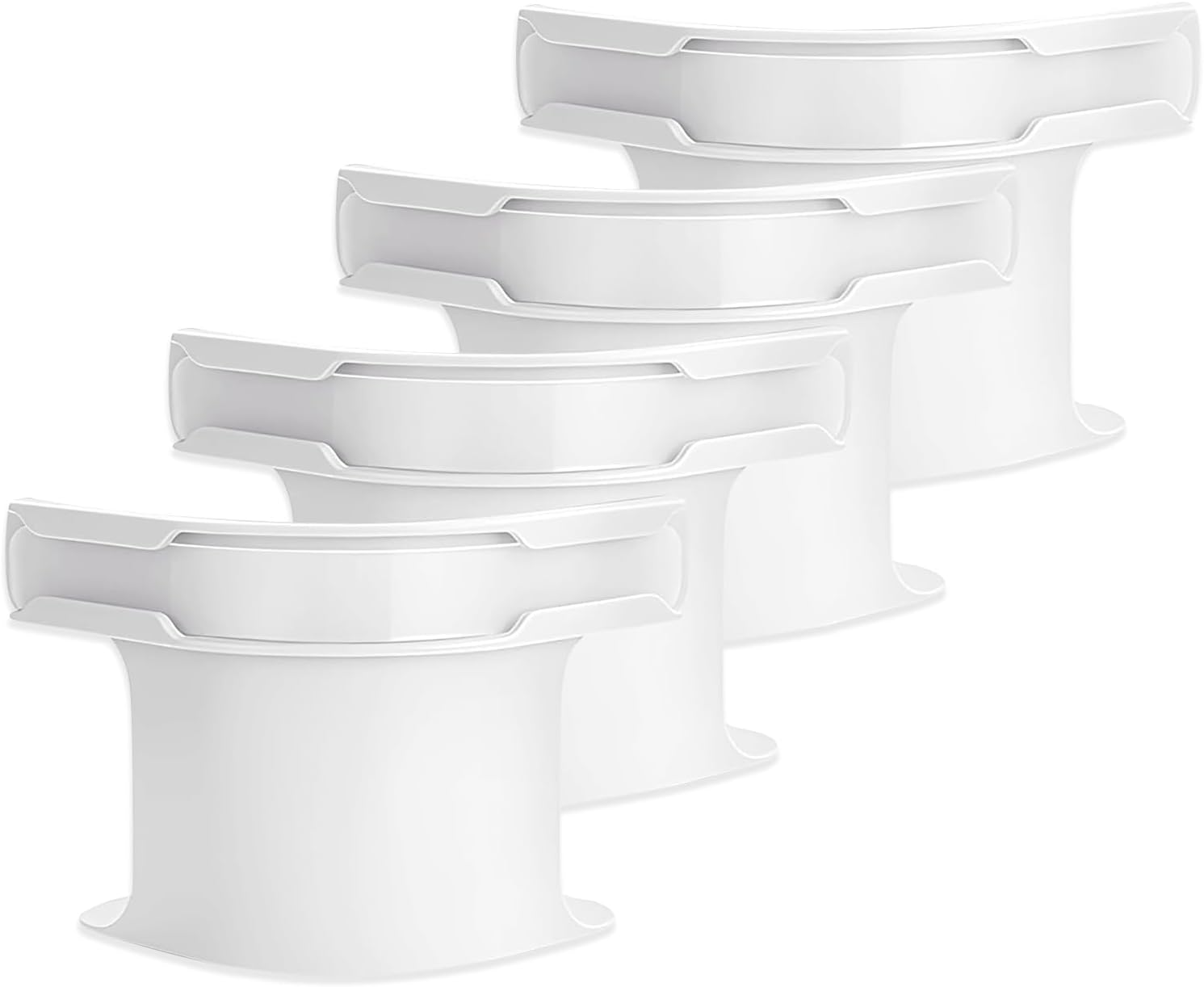 4Pcs Bed Sheet Fixing Clips with Lock Strips, Sheet Corner Holders Bed Sheet Holders Fastener Clips Corner Tightener Clips for Mattress Covers, Blankets, Bedding (White) image number 1