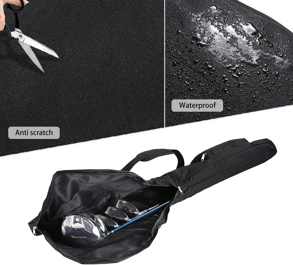 Golf Lightweight Carry Bag, Sunday Golf Bag, Golf Travel Bag for 8-10 Golf Clubs Thick Waterproof Durable Foldable Carrier Case for Men & Women image number 4