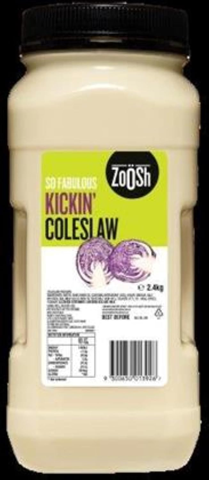 Zoosh Dressing Coleslaw Gluten Free 2.4 Kg X 1