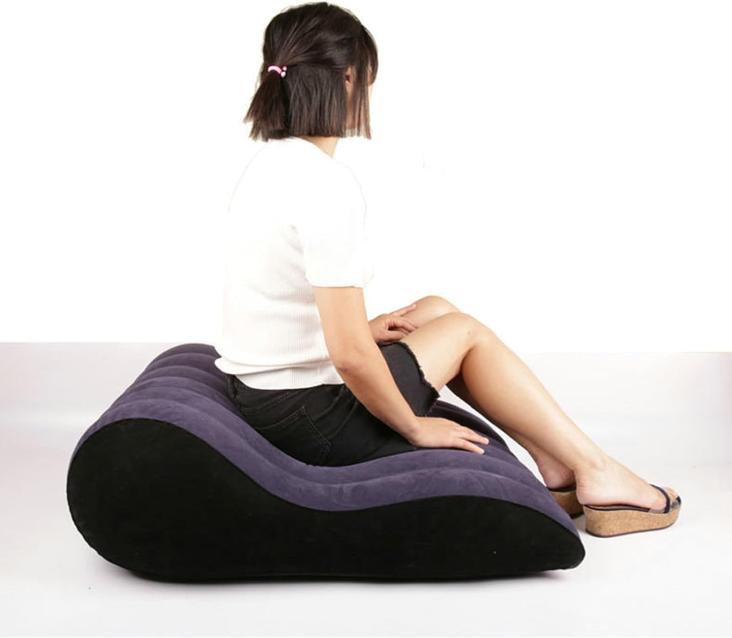 Inflatable Sex Sofa Position Pillow Sofa Bed Cushion for BDSM and Bondage Play, Sex Game Love Furniture for Couple Deeper Air Mattress Chair Position Support Adult Sex Toy image number 2
