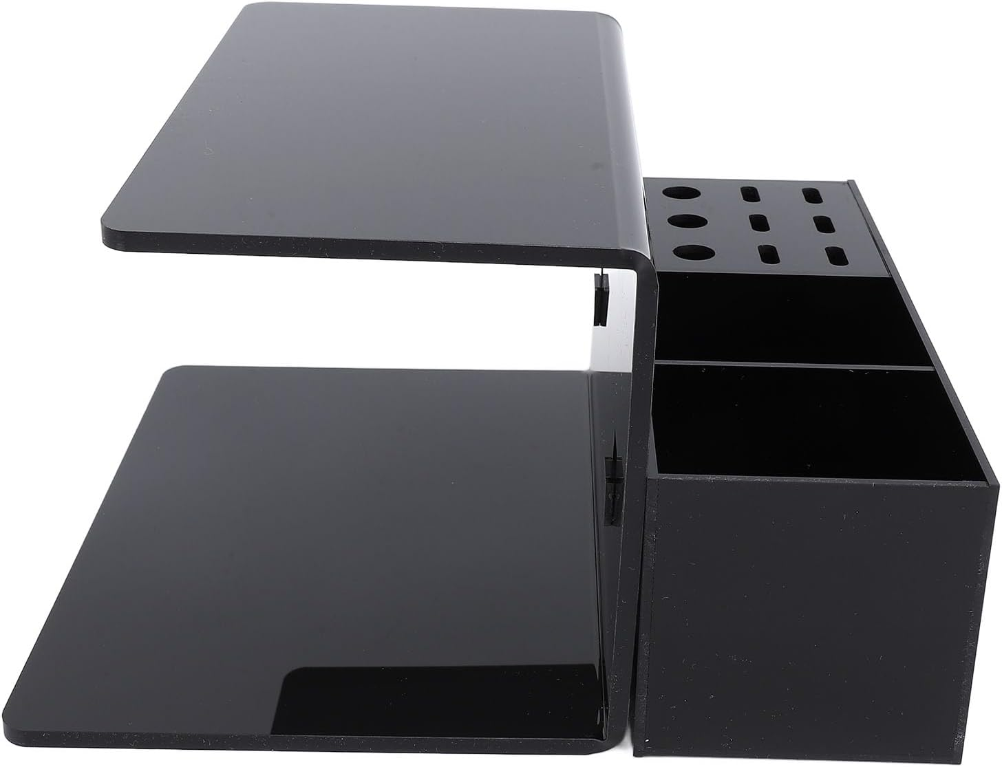 Cryfokt Premium Acrylic Eyelash Pillow Shelf with Storage Box, Convenient Lash Pillow Organizer for Eyelash Salons and Training Schools (Black) - White image number 4