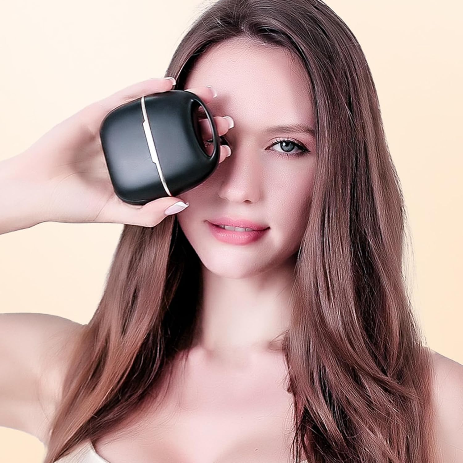 Furtryvl Cordless Hair Straightener Brush - Cordless Hair Straightener Comb | Hair Styling Tool Less Frizz Smoother Straightening Brush for Travel Camping Girls Home Dorm image number 3