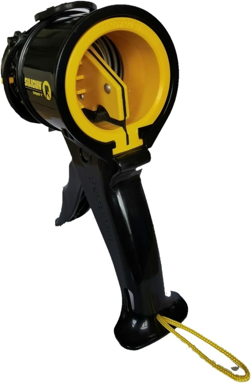 Siligun Compact Dripless Caulking Gun, 4-Inch Size