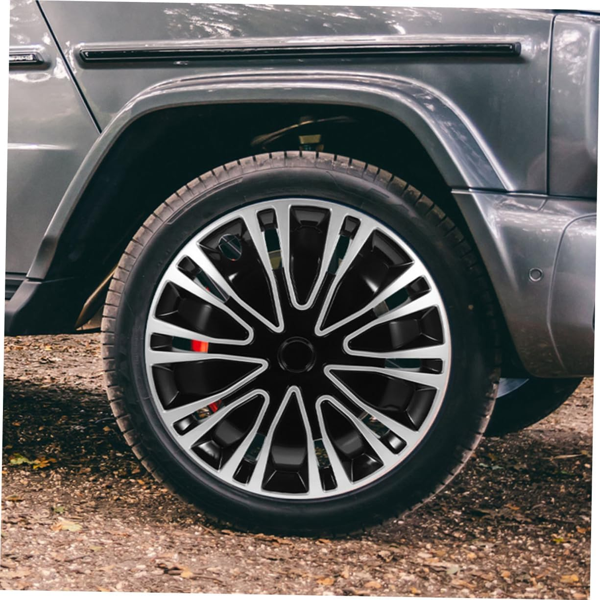 SOLUSTRE 2Pcs Hubcap Decoration Car Wheel Hub Cover Automotive Decorative Hub Caps for Cars image number 4