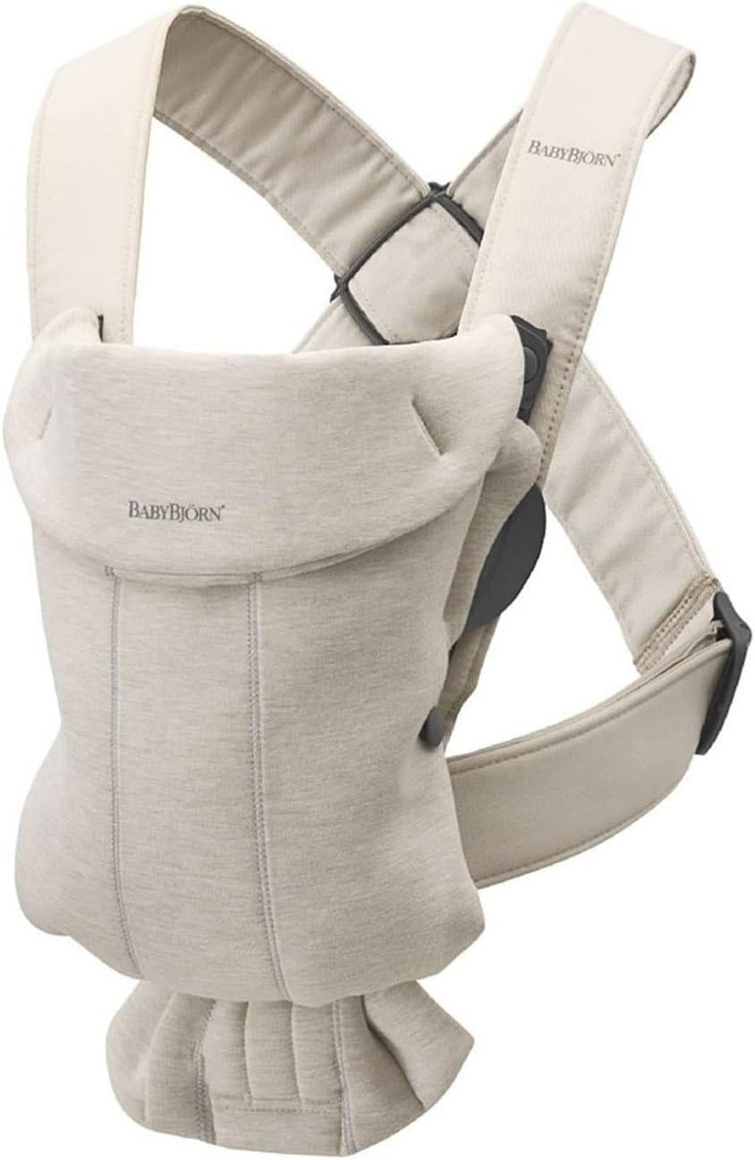 Babybj&ouml;rn Baby Carrier Mini, 3D Jersey, Light Beige