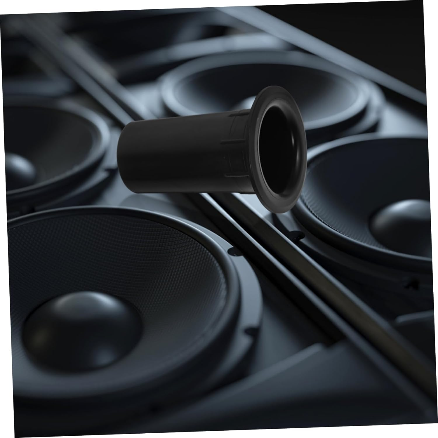 CHICAMPERA 12 PCS Plastic Bass Reflex Tube Speaker Port Accessories Subwoofer Port Tube for Enhanced Sound Quality Stain Resistant Design Replacement for Speaker image number 3