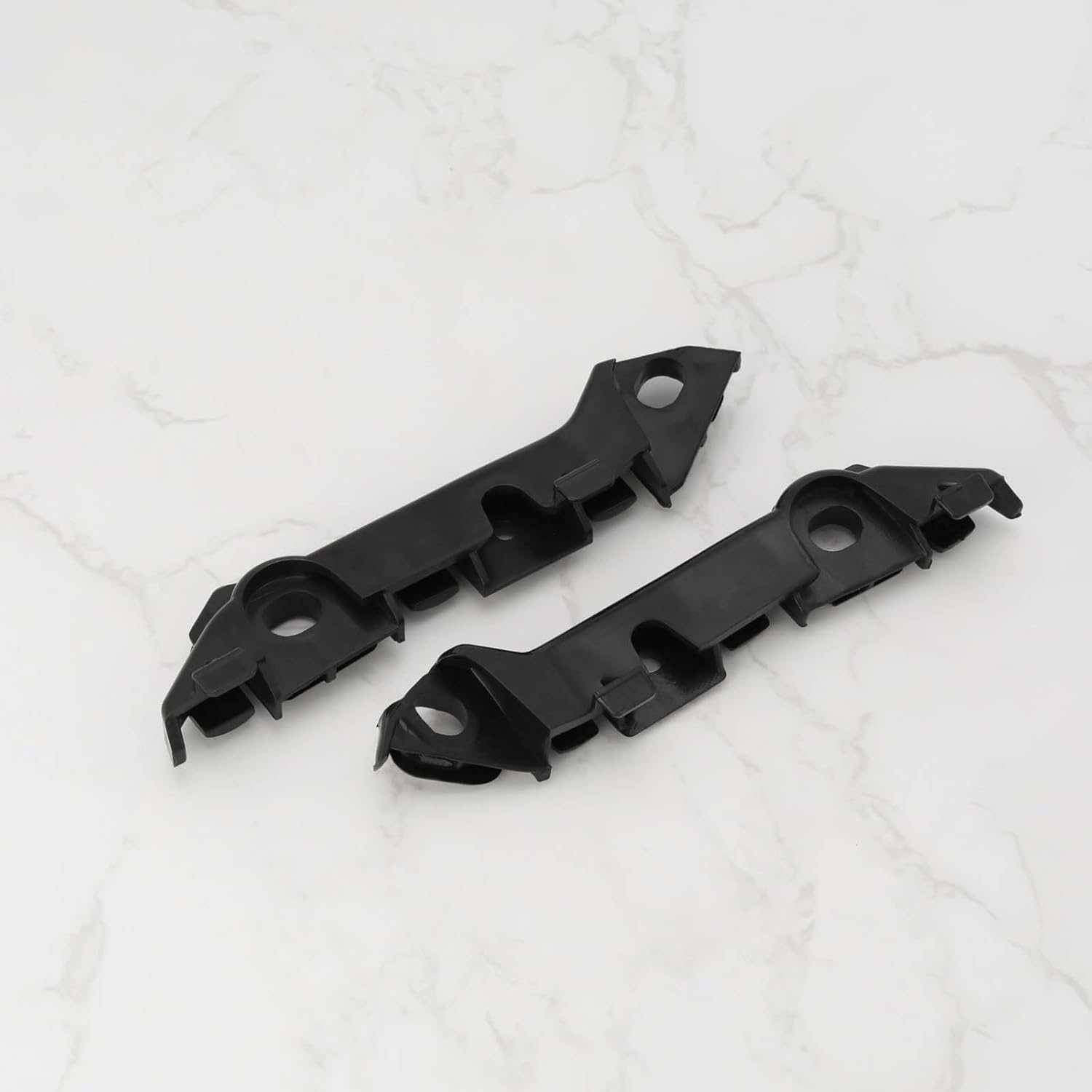 Ecsing a Pair Front Bumper Bracket Replacement Part A2058850821/A2058850921 Left and Right Side Front Bumper Mounting Rail Bracket Compatible with Mercedes-Benz W205 C-Class(Uk Passenger Side)