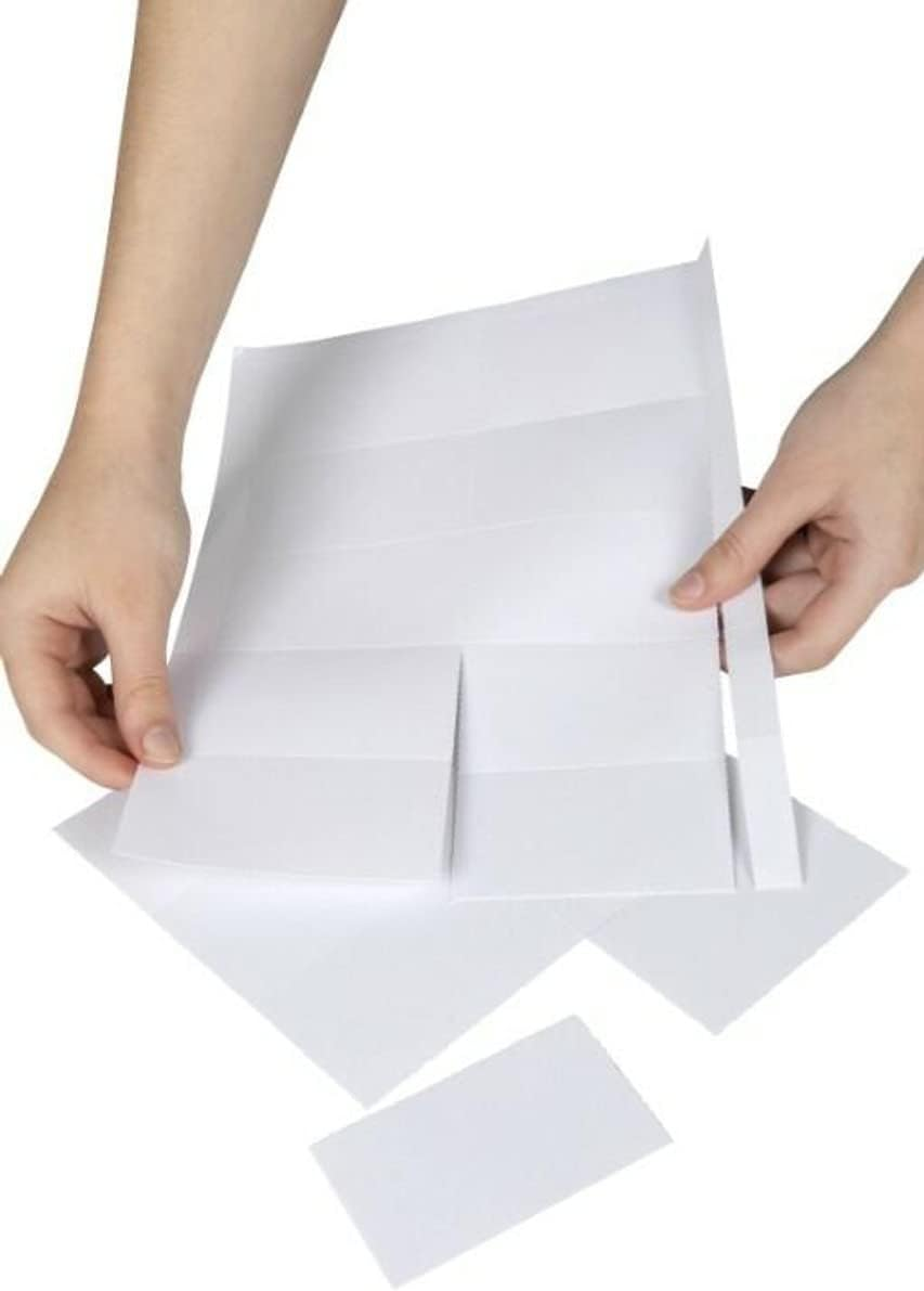 REXEL 90055 ID Convention Badge Insert Cards,250Pk image number 1