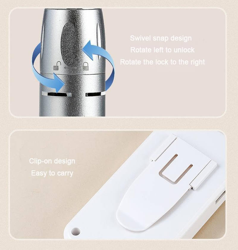 Portable Nail Drill Machine, 45000 RPM High - Speed Electric Nail File with 45 Adjustable Speeds, Rechargeable & Wireless, Low Noise for Manicure Pedicure Polishing Shaping image number 4