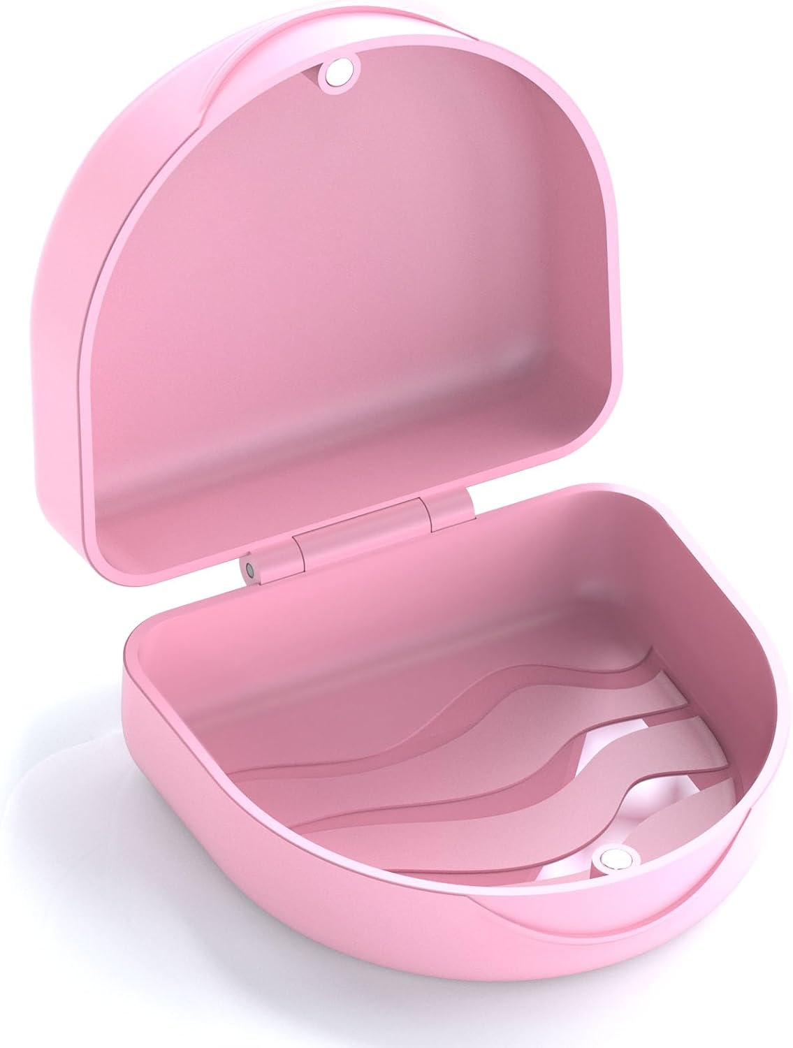 Orthodontic Mouthguard Case Dental Retainer Case-Pink