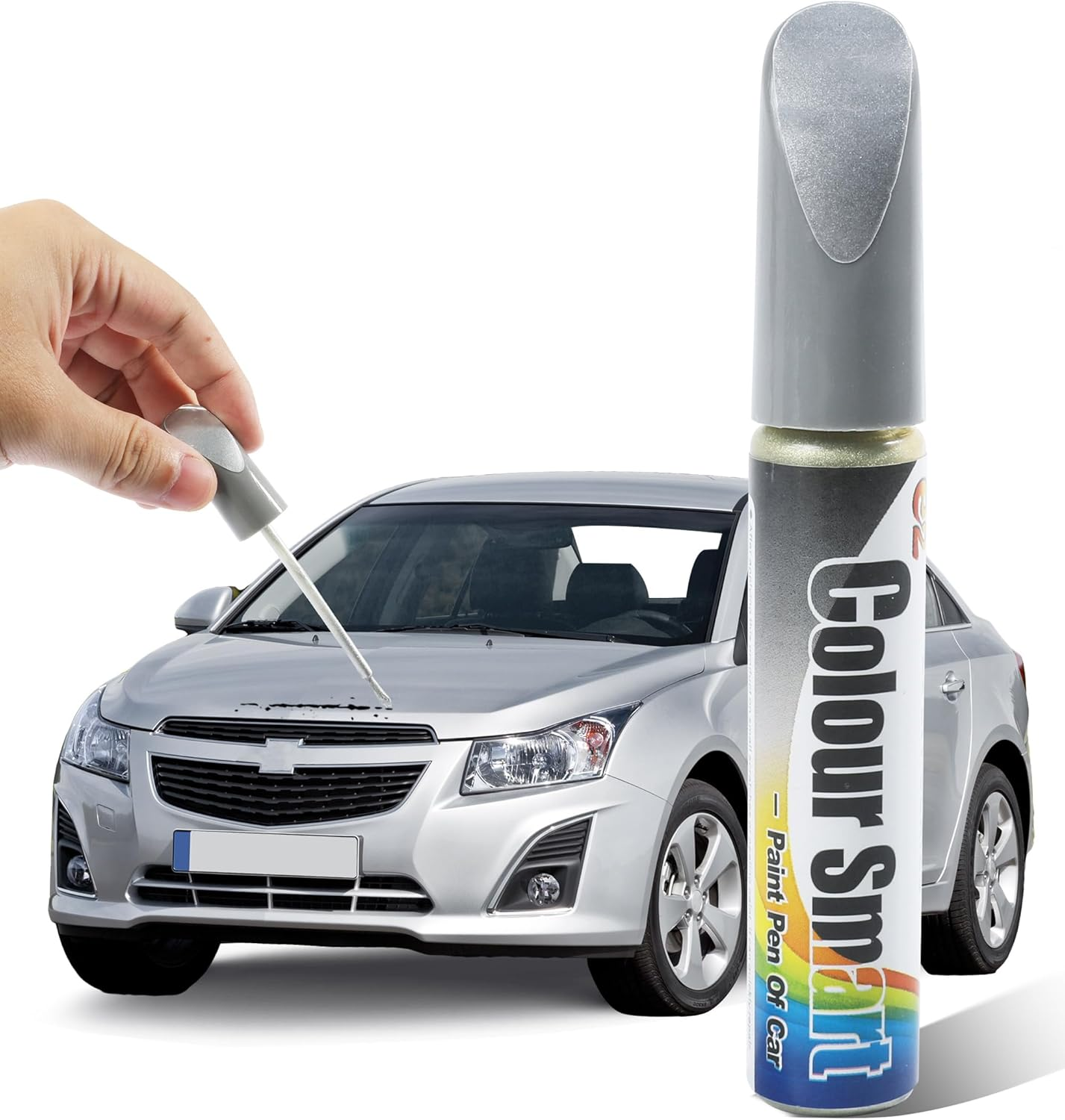 Car Scratch Repair Paint Pen - Deep Scratch Remover for Vehicles, Universal Touch up Paint, Car Accessories (Blue)