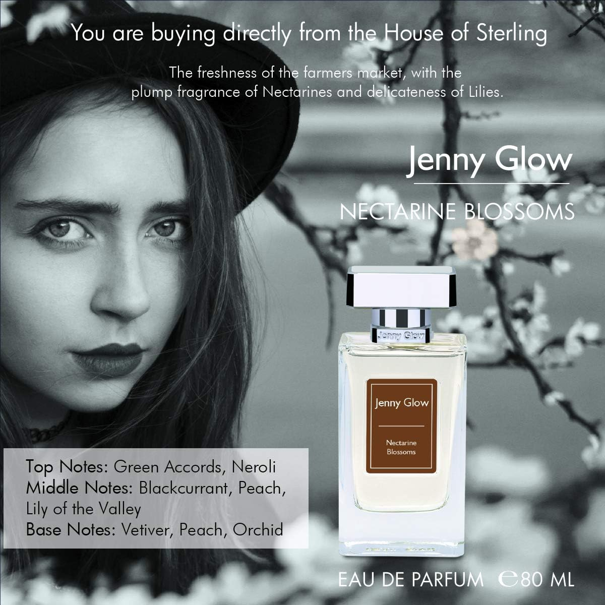 Nectarine Blossoms by Jenny Glow for Women - 2.7 Oz EDP Spray image number 2