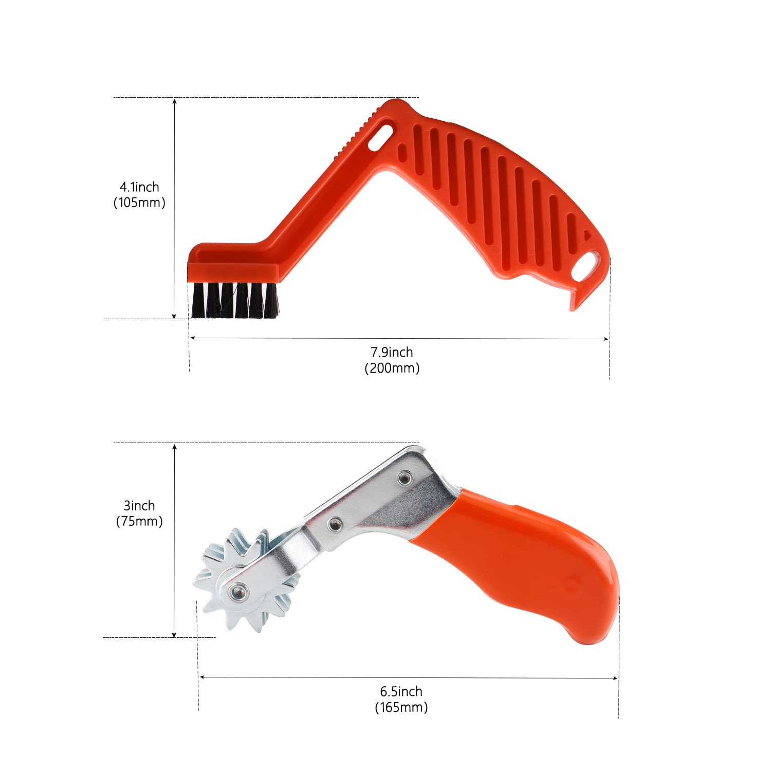 SPTA Wool Buffing Pad Cleaning Tool Set, Spur Tool + Foam Pad Brush, Car Buffing Pad Professional Cleaning Tool for Wool and Foam Pads image number 5