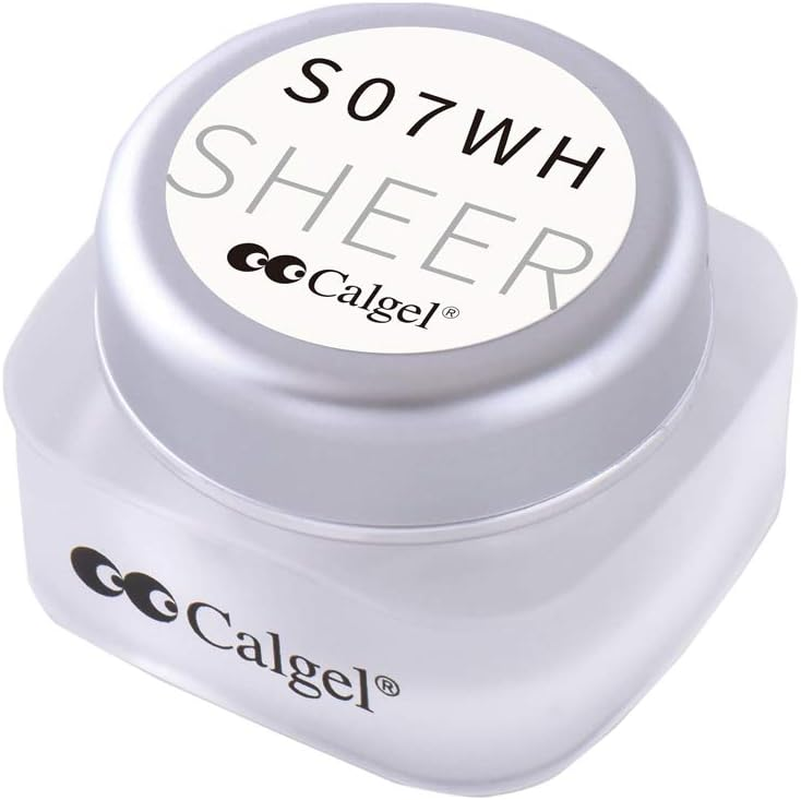 Calgel plus CGS07WH Nuance White, 0.1 Oz (2.5 G), Gel Nails