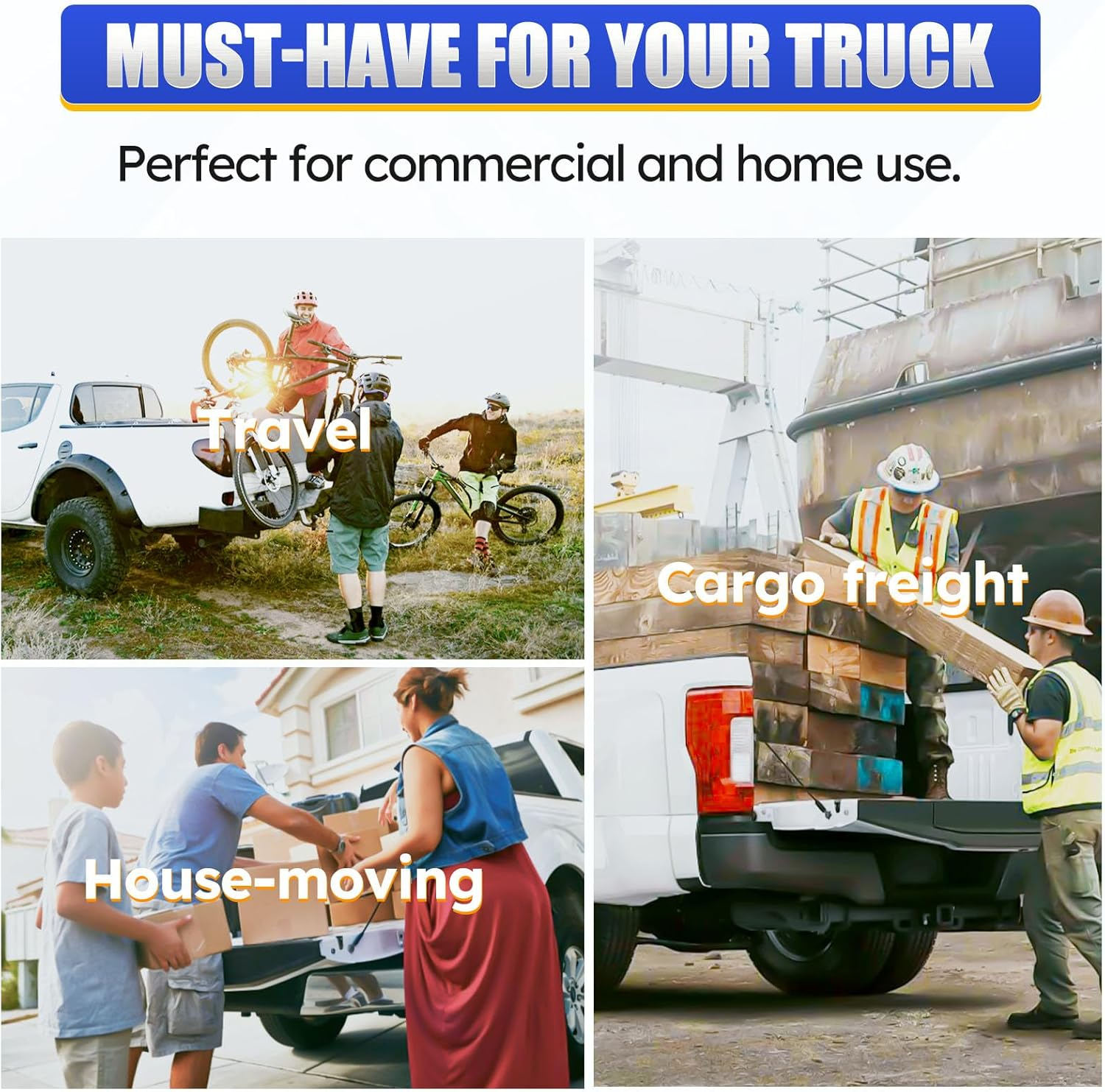 X4XZ DZ97903 Truck Bed Side Wall Tie down Anchors, Bed Cargo Hooks for 2007-2023 Chevy Silverado 1500 2500 3500 Chevy Colorado IGMC Sierra 1500 2500 3500 I GMC Canyon 9PCS