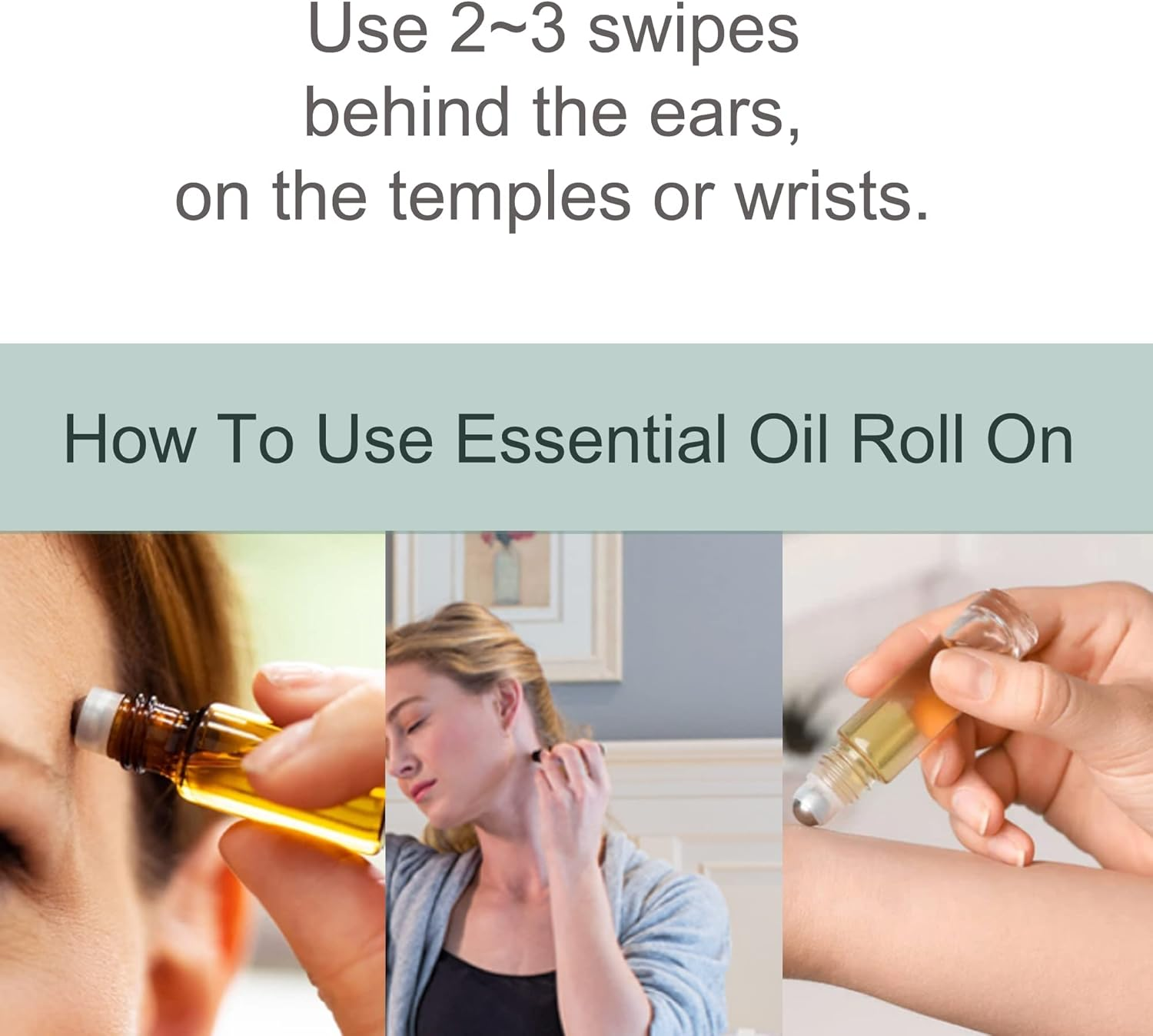 [ Clear Head ] Essential Oil Roll on - Cooling Comfort for Your Head. Aromatherapy with Peppermint, Eucalyptus & Lavender 10Ml image number 2