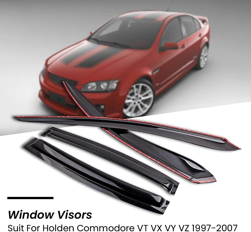 Maxpeedingrods 4-Door Weathershields Weather Shield for Holden Commodore VT VY VX VZ 1997-2007 Window Visors Sun Wind Deflectors Car Accessories image number 6