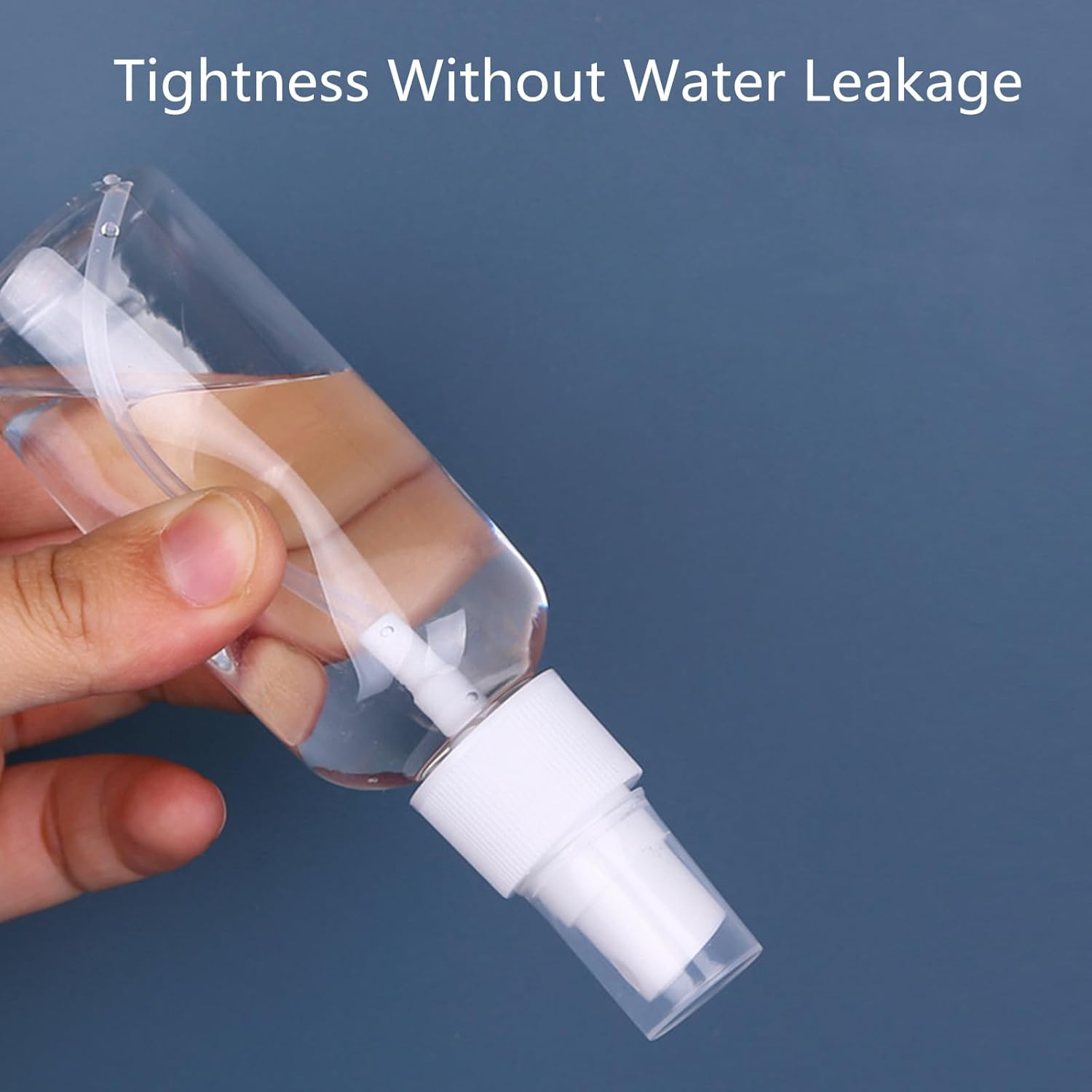 7PCS Spray Bottle, 100Ml Plastic Refillable Spray Bottle Clear Empty Fine Mist Atomiser Travel Bottle with Funnel and Labels for Cleaning Make-Up Cosmetic Hair image number 4