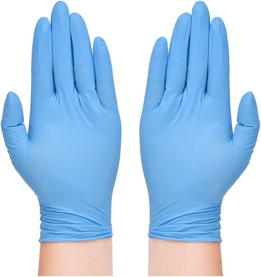 SECURE plus Nitrile Exam Gloves Disposable Gloves，Cleaning Service Gloves, Boxed 200 image number 2
