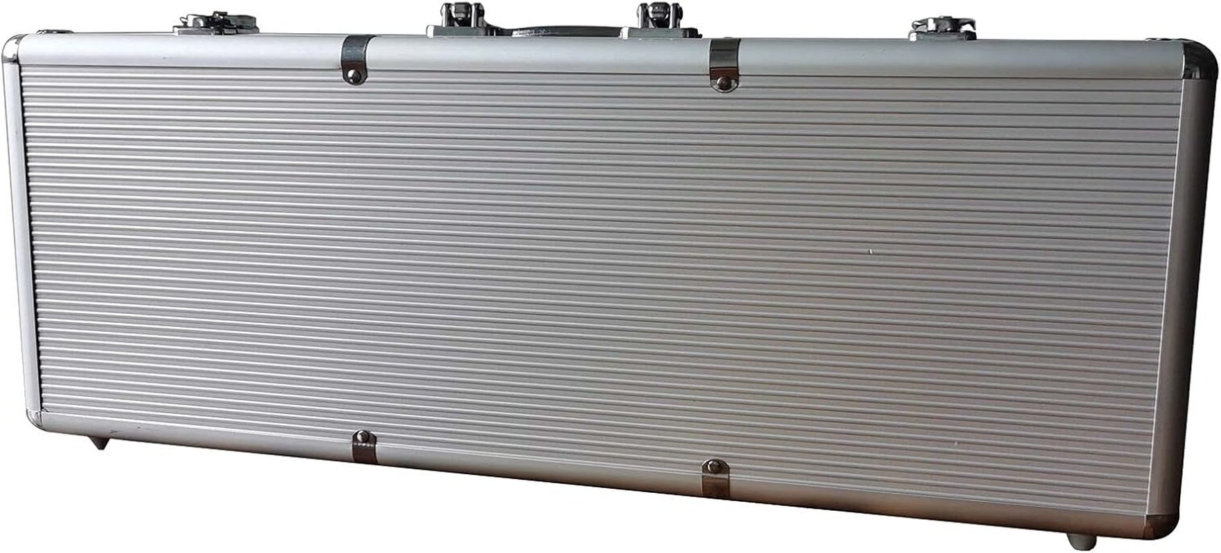 SEETOOOGAMES 200Pcs Capacity Empty Aluminum Poker Chip Case Only image number 6