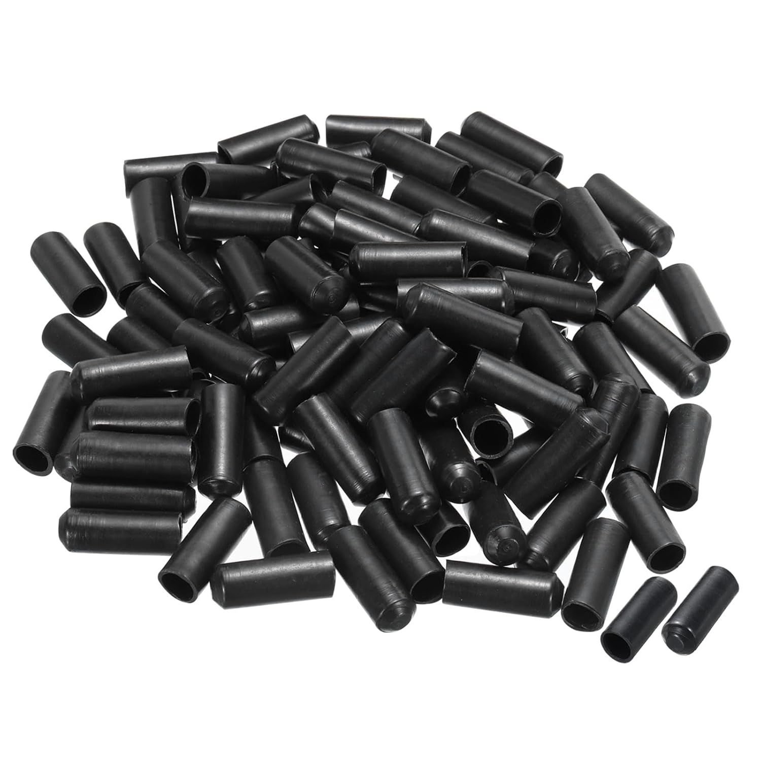 Uxcell Heat Shrink End Cap 10Mm ID X 30Mm L 2:1 Waterproof Electrical Wire Wrap Adhesive Lined Sealed Heat Shrink Tubing Caps for Wire Cable, Pack of 100 image number 3