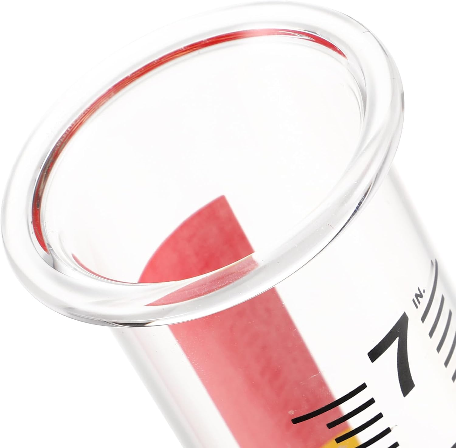 2Pcs Freeze Clear Rain Gauge with Numbers Accurate Precise Scale Outdoor for Garden Deck Lawn Cold-Resistant Rainwater Measuring Tube image number 2