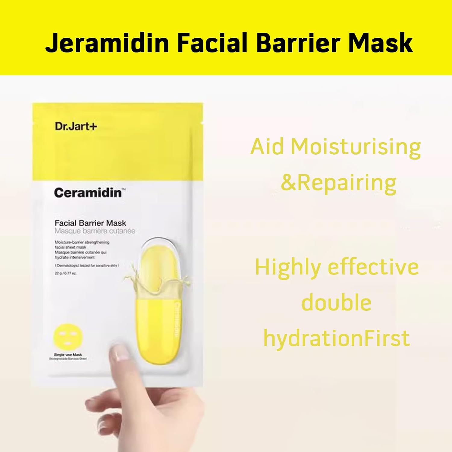 Dr.Jart+ Mask Sheet Set 6 Pieces Random (Cicapair, Vital Hydra, Soothing Hydra, Porecting, Ceramindin) Skincare, Facial Care image number 1