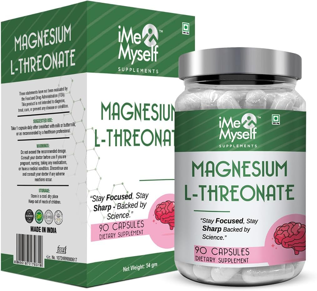 Imemyself Magnesium L- Threonate Capsules - 90 Caps